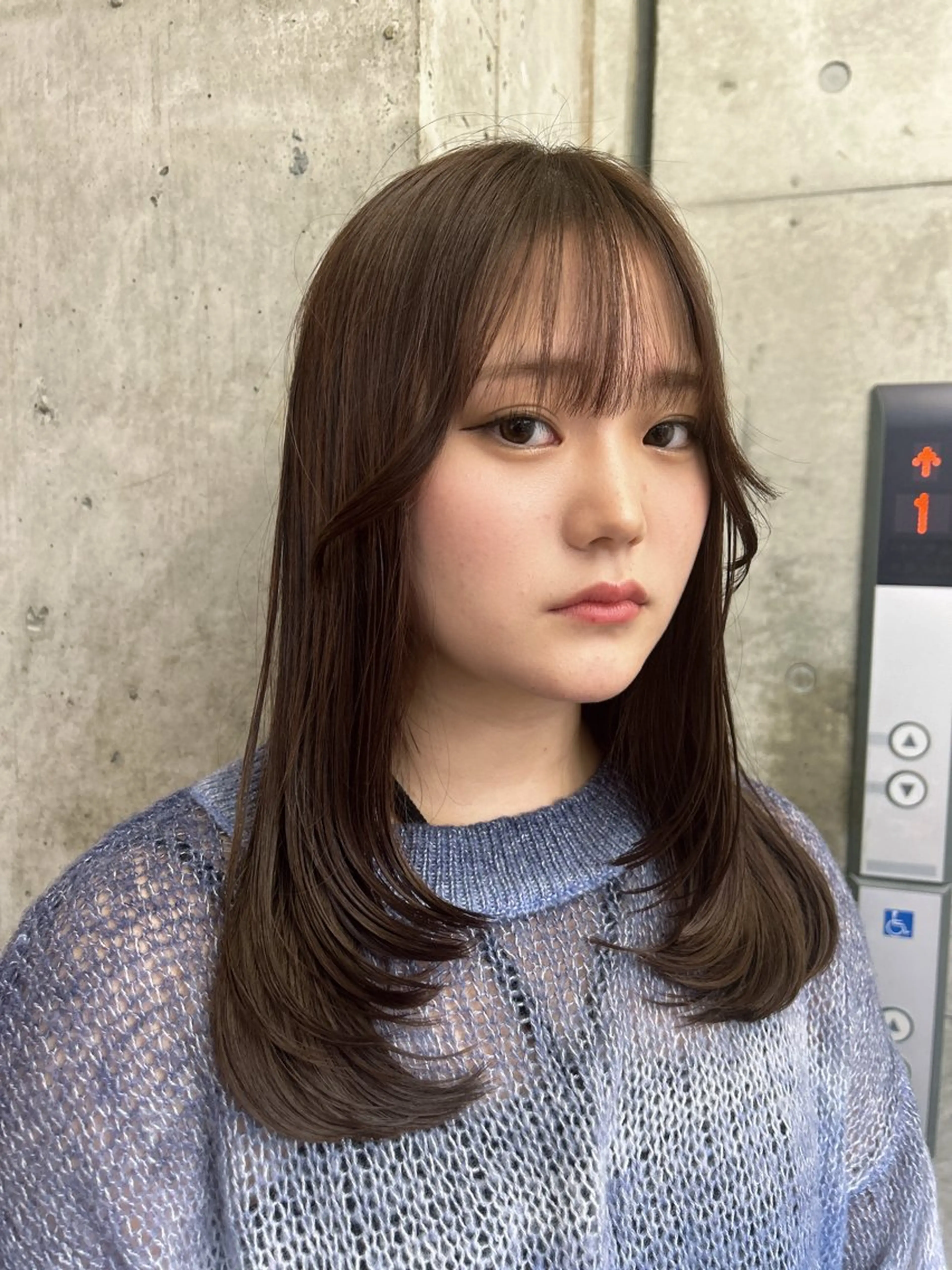 ロング カラー カット トリートメント 🎨デザイン🥇 美髪・艶髪　日暮千敬のヘアスタイル