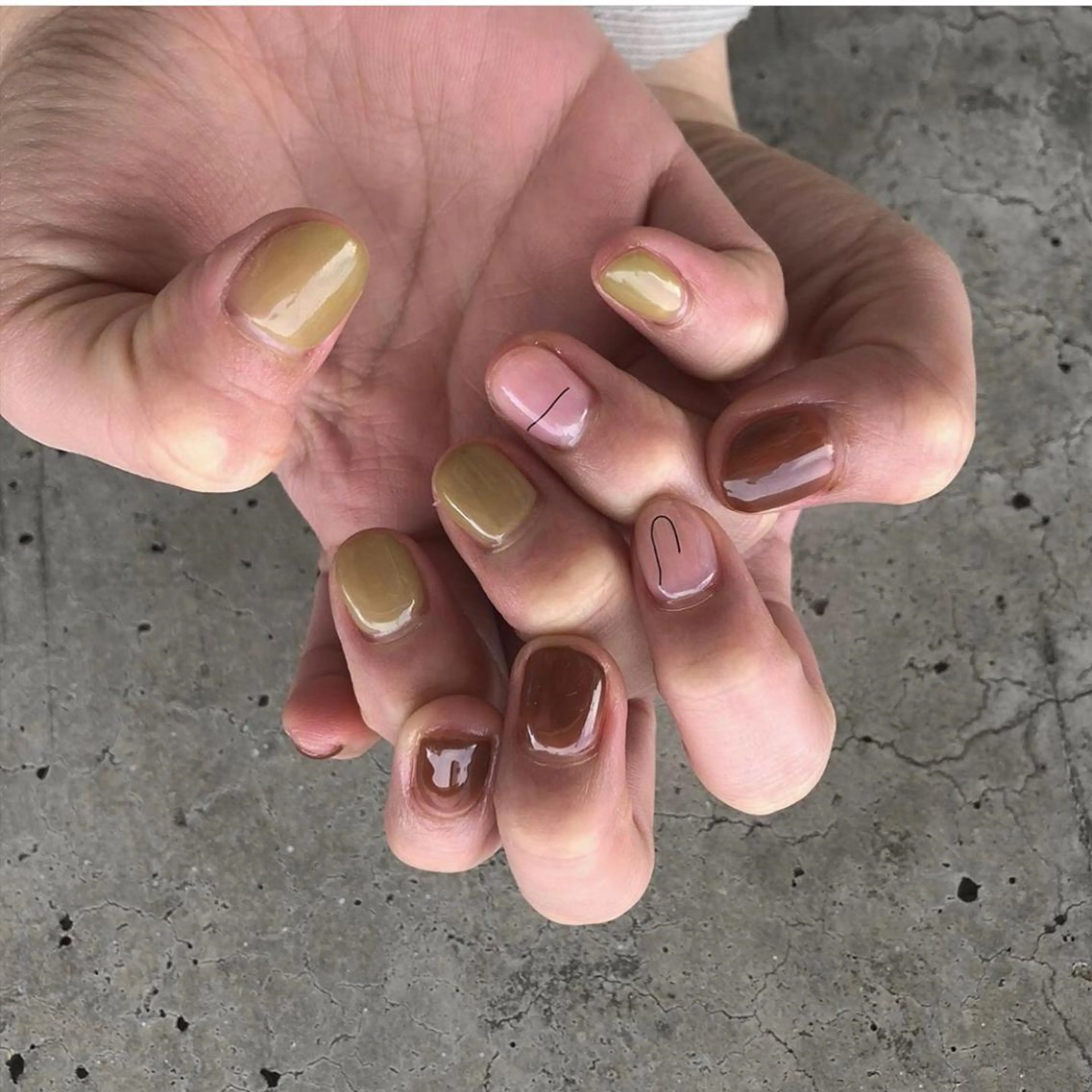 ネイル ニュアンスネイル granveil所属・nail salon granveilのネイルデザイン