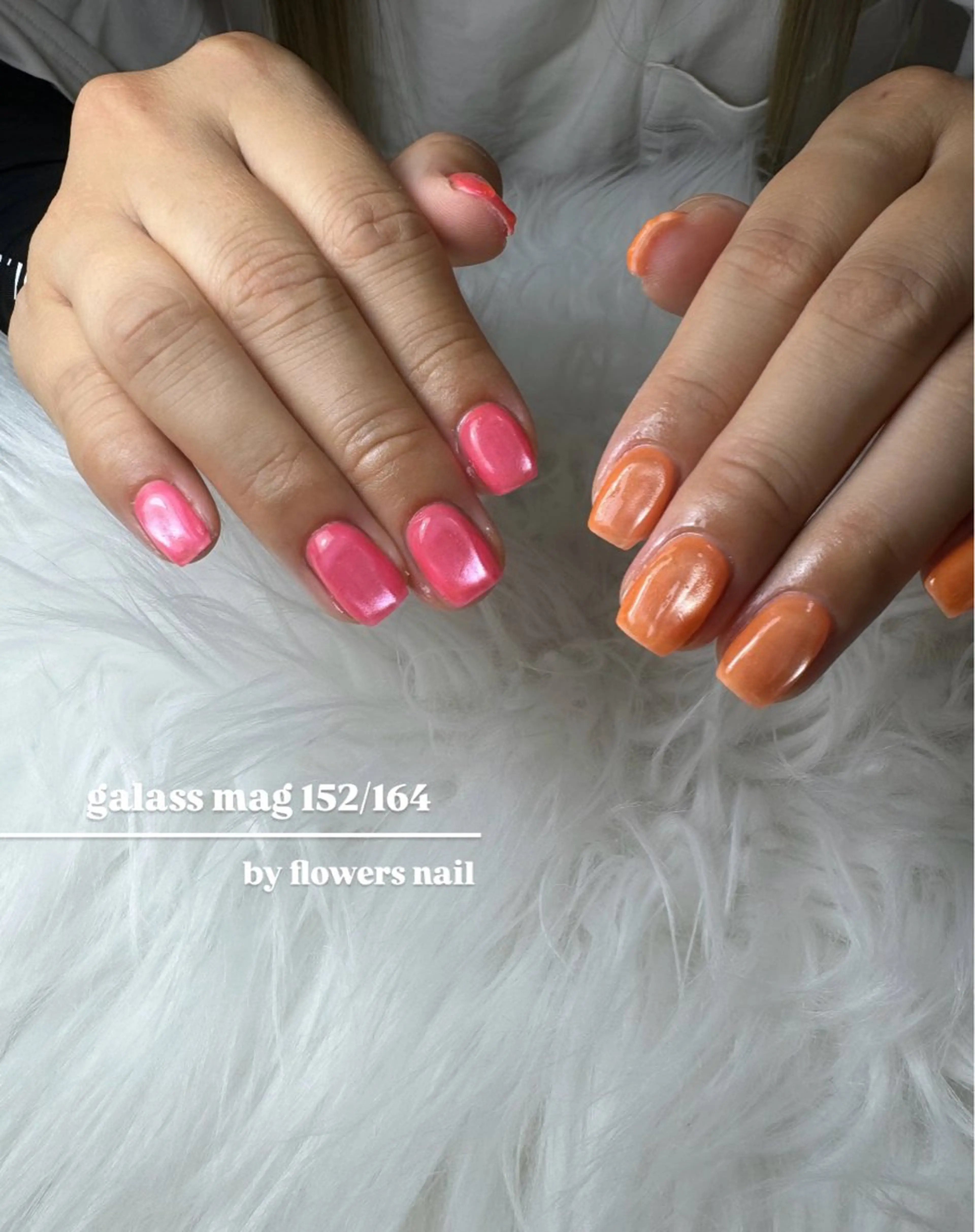 ネイル ジェルネイル 氷ネイル・うるうるネイル 韓国ネイル マグネットネイル 持ち込み ハンドネイル flowers nailのネイルデザイン