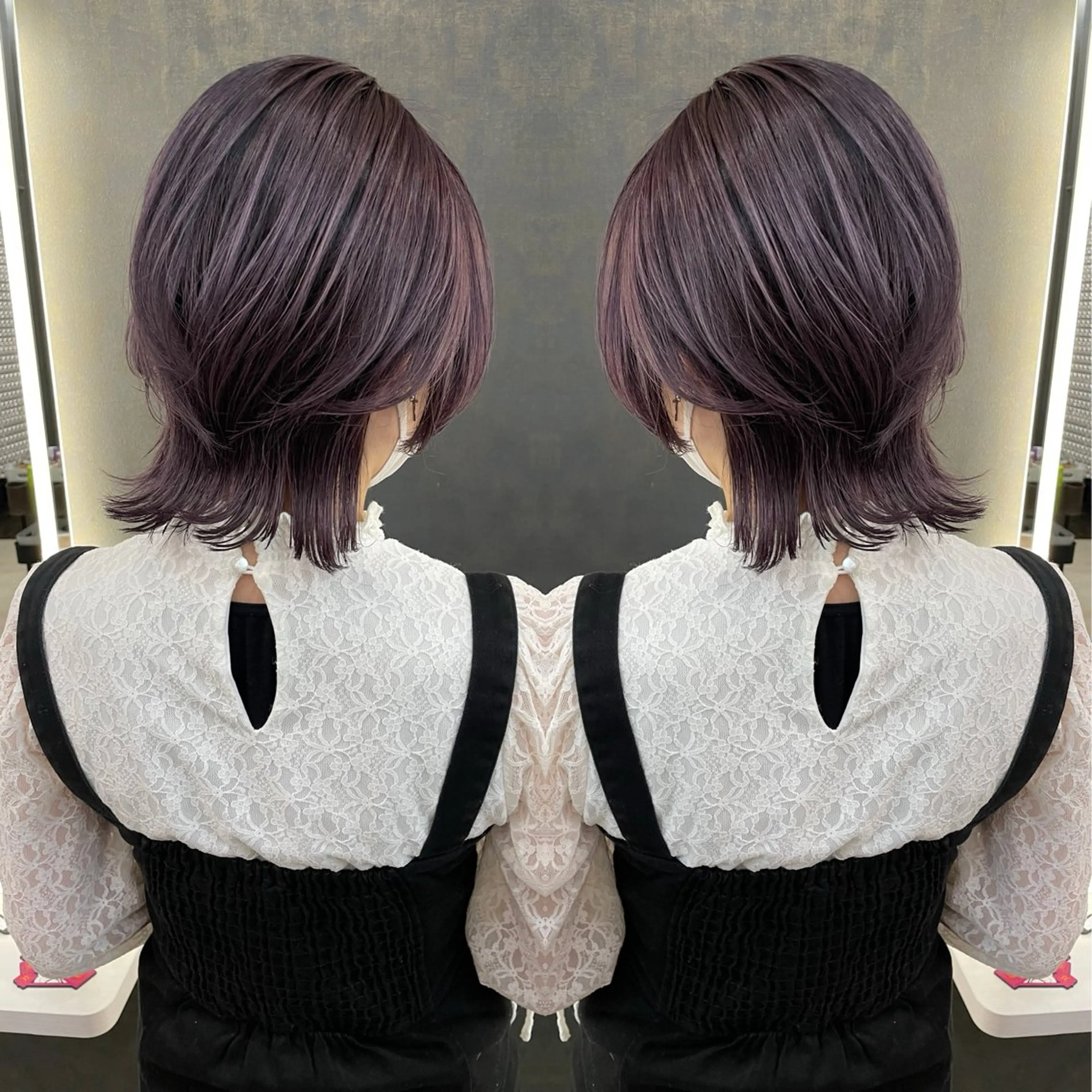 透明感カラー＋オーダーメイドカットの写真