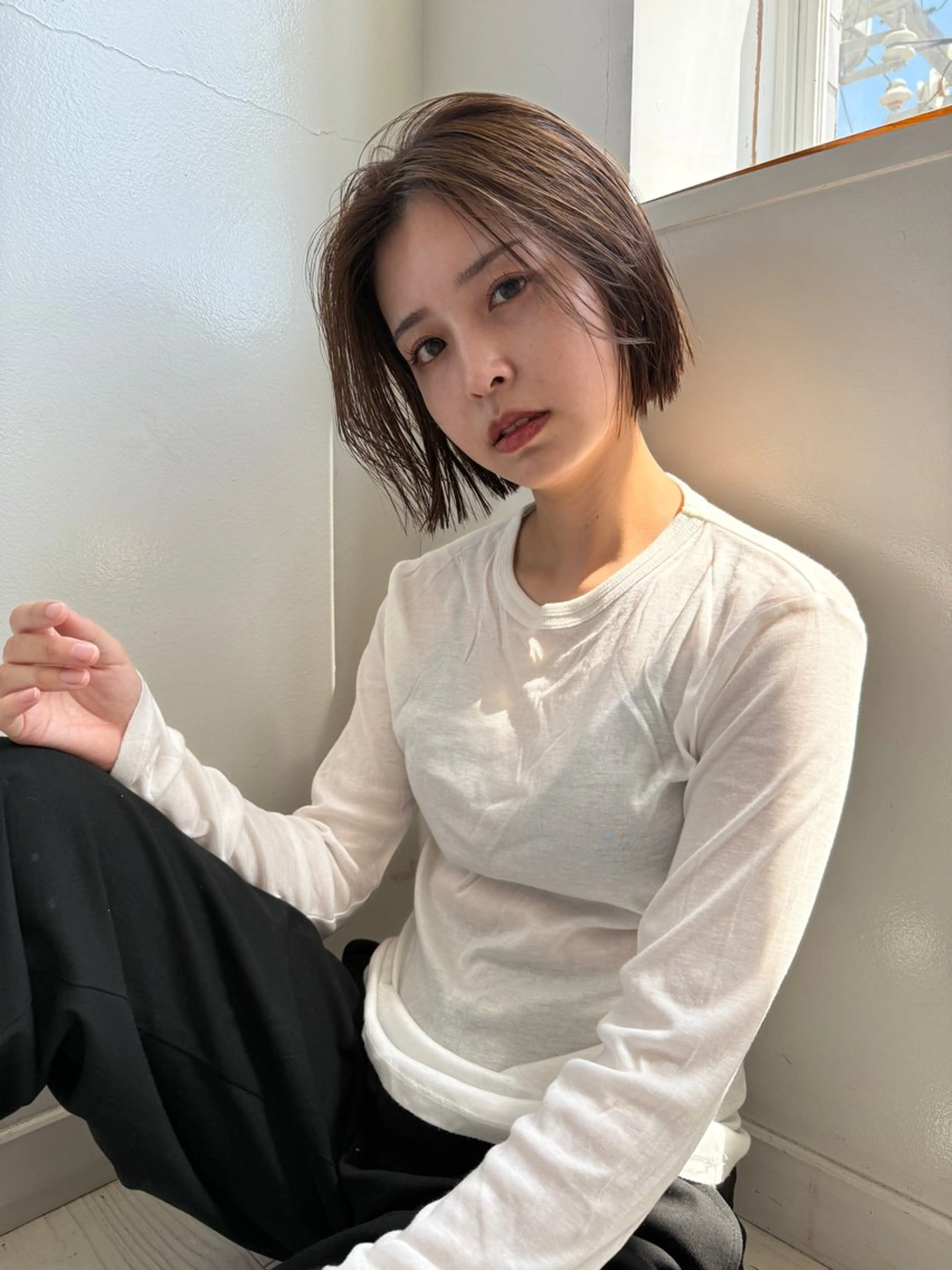 ⭐️ボブカット＋カラー ￥7700の写真