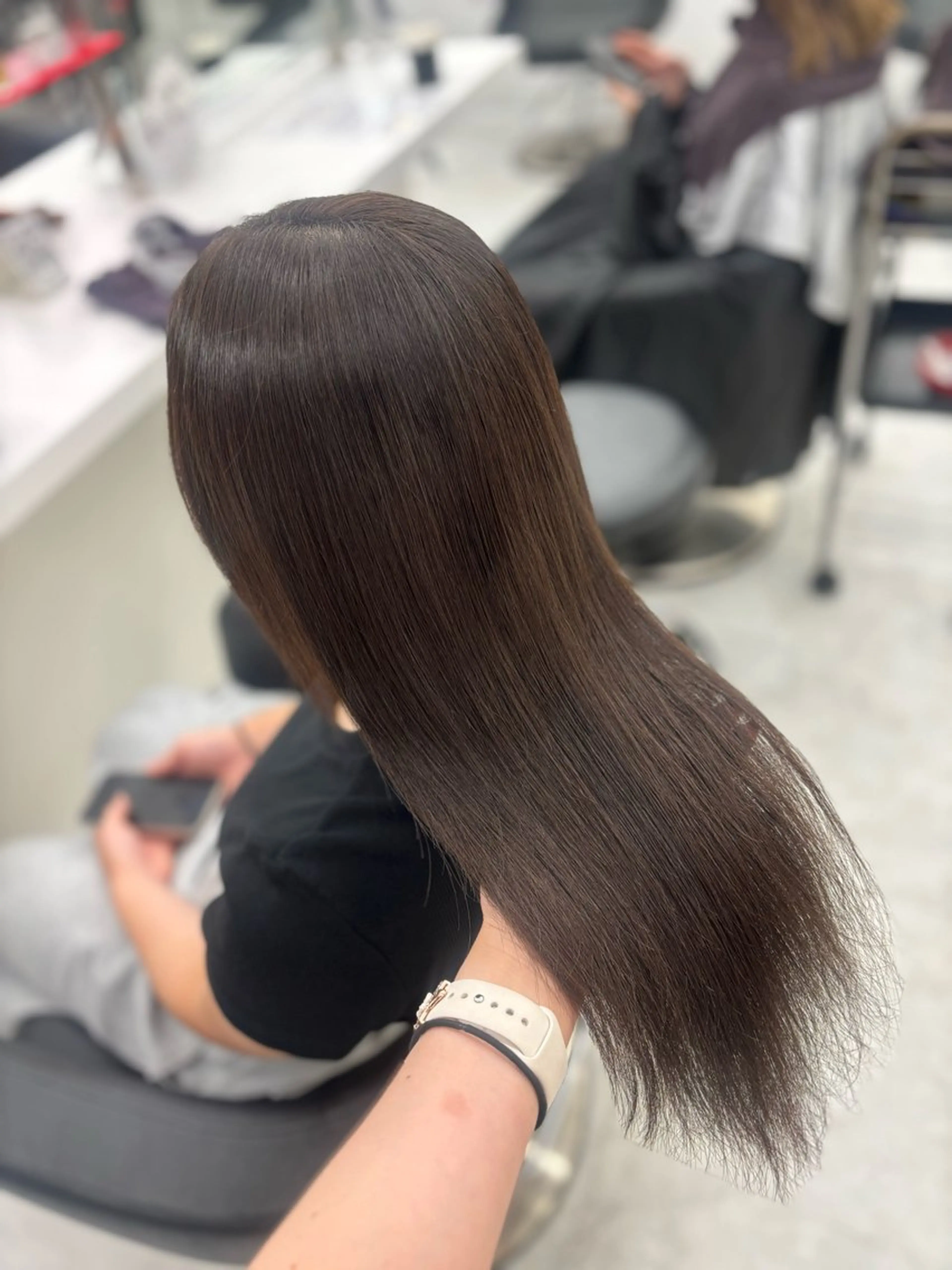 ロング カラー カット ヘアカラー 縮毛矯正 🤍レイヤー/顔周り 暖色hirari🤍のヘアスタイル