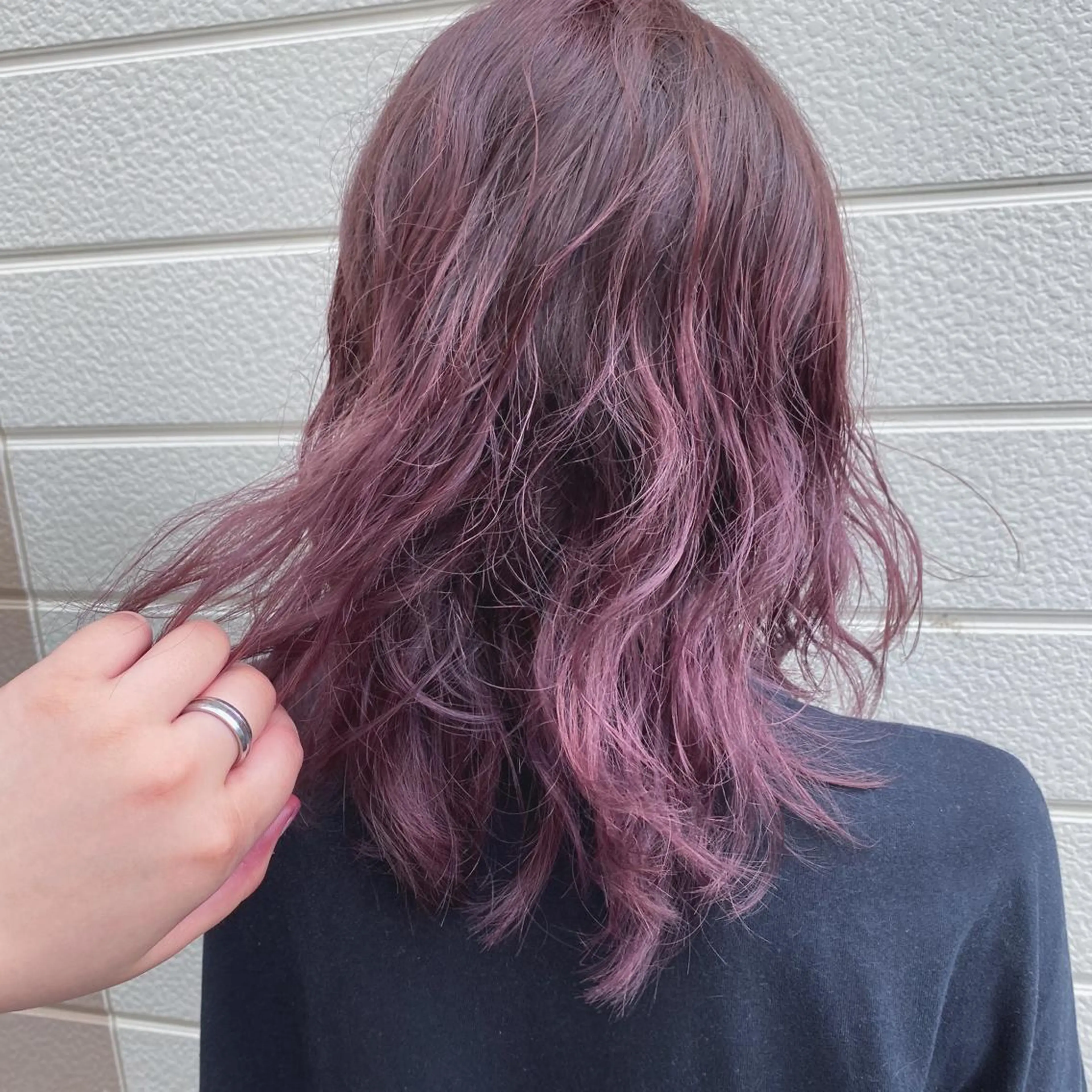 ミディアム 💖バレイヤージュ あいり💖のヘアスタイル