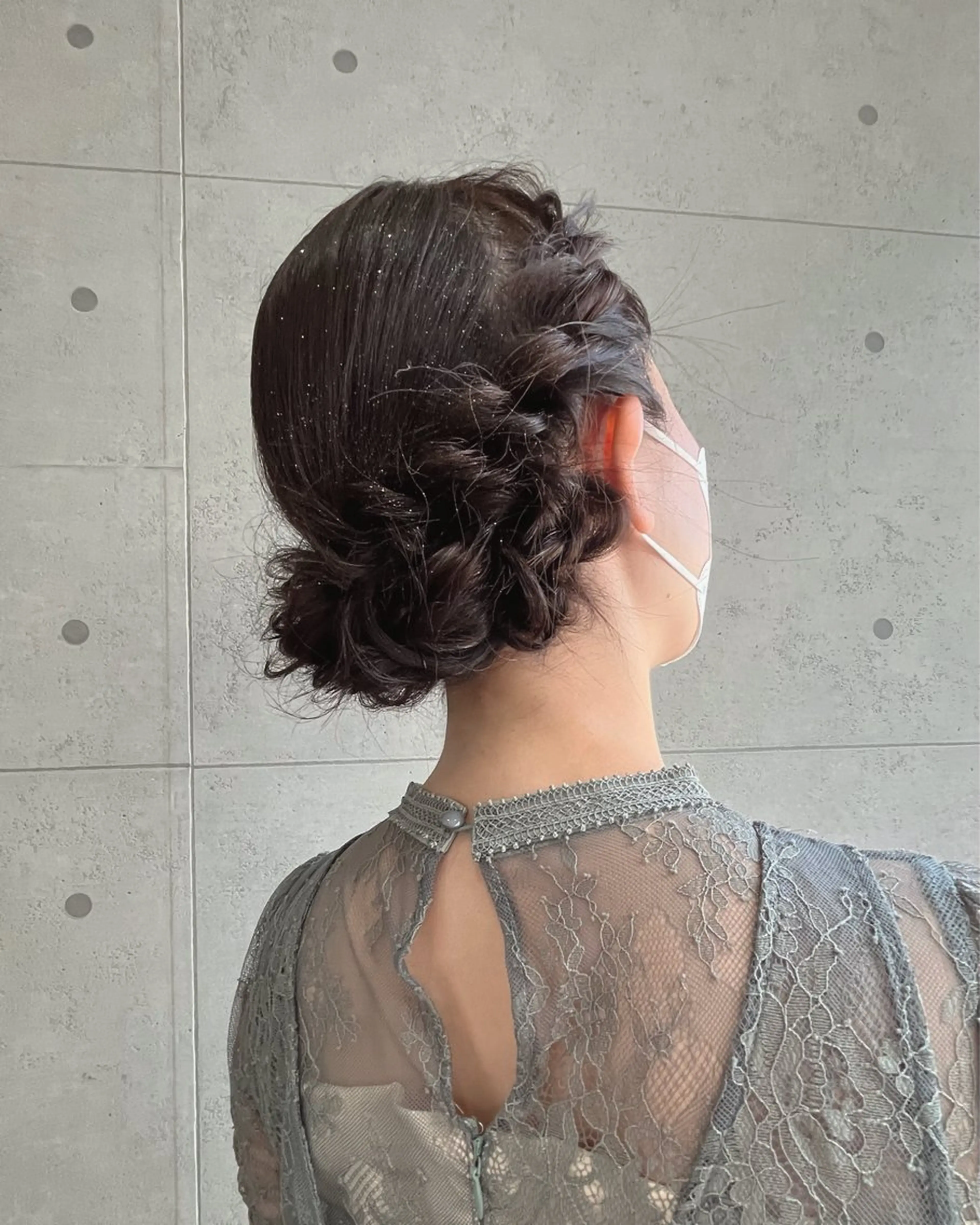 セミロング ヘアセット 下石怜子/レイヤー カット/透明感カラーのヘアスタイル