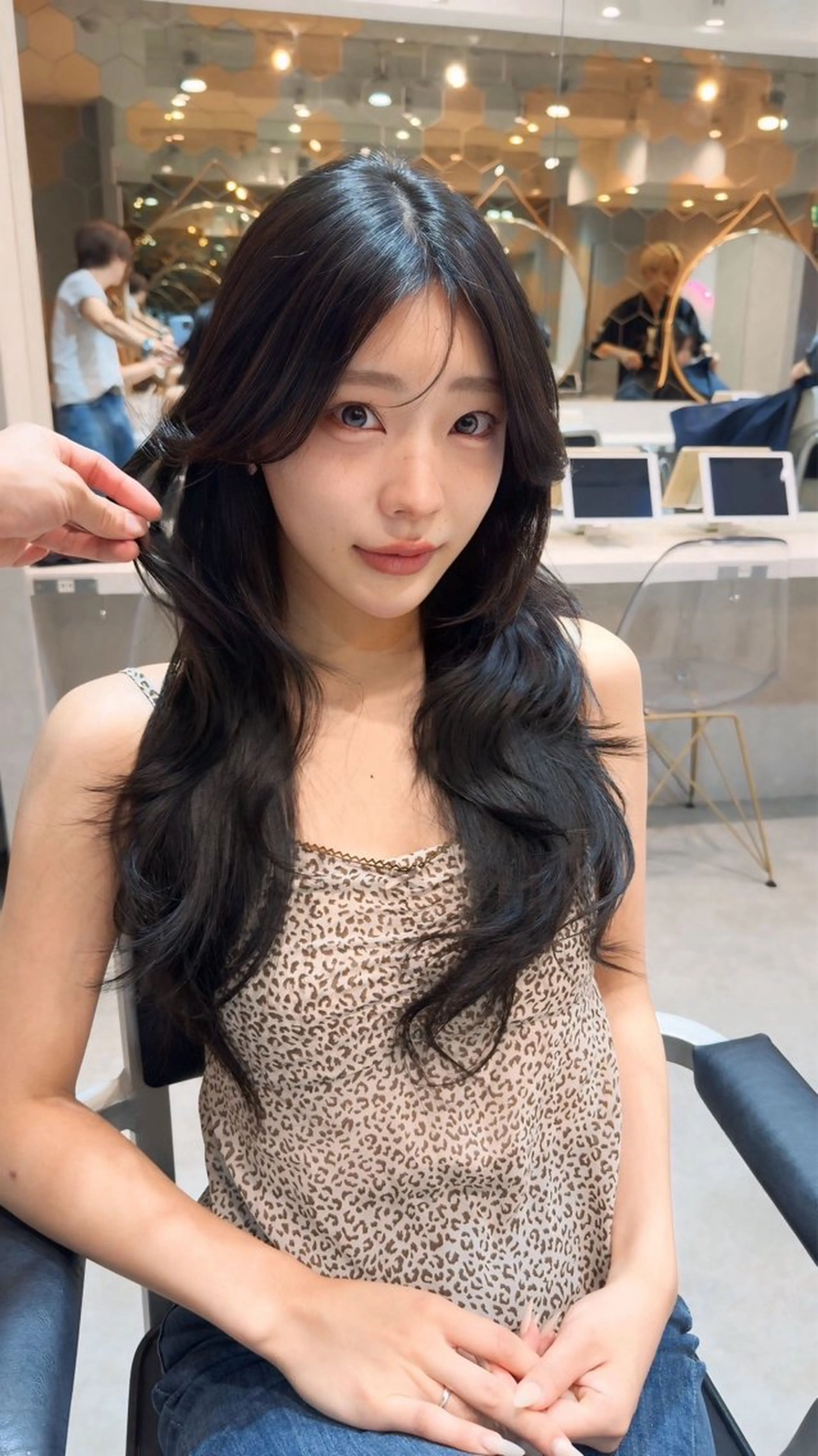 ロング カット ヘアカラー トリートメント 新宿/髪質改善/ボブ 韓国レイヤー大重聖斗のヘアスタイル