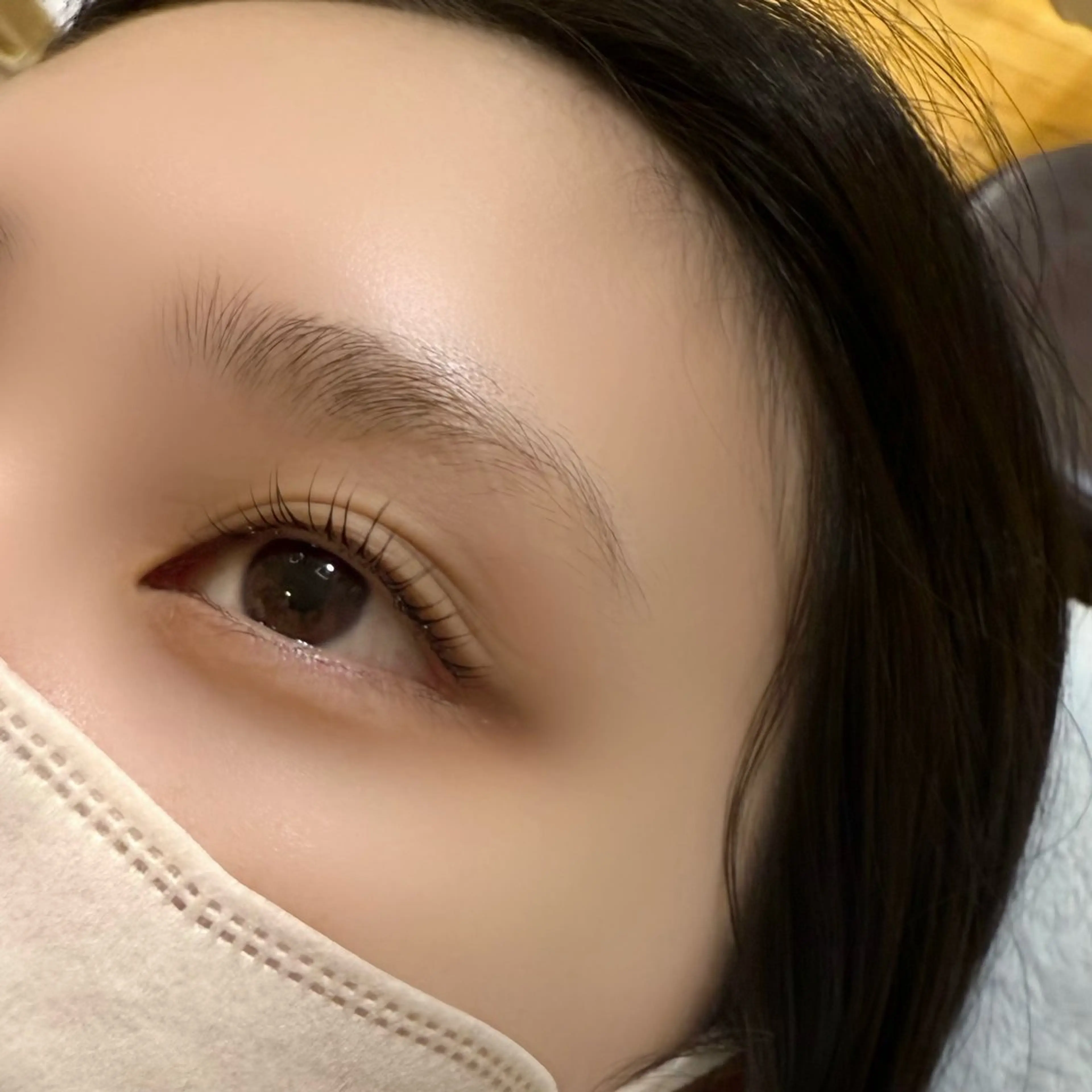 マツエク・マツパ femme 當田 莉央のヘアスタイル