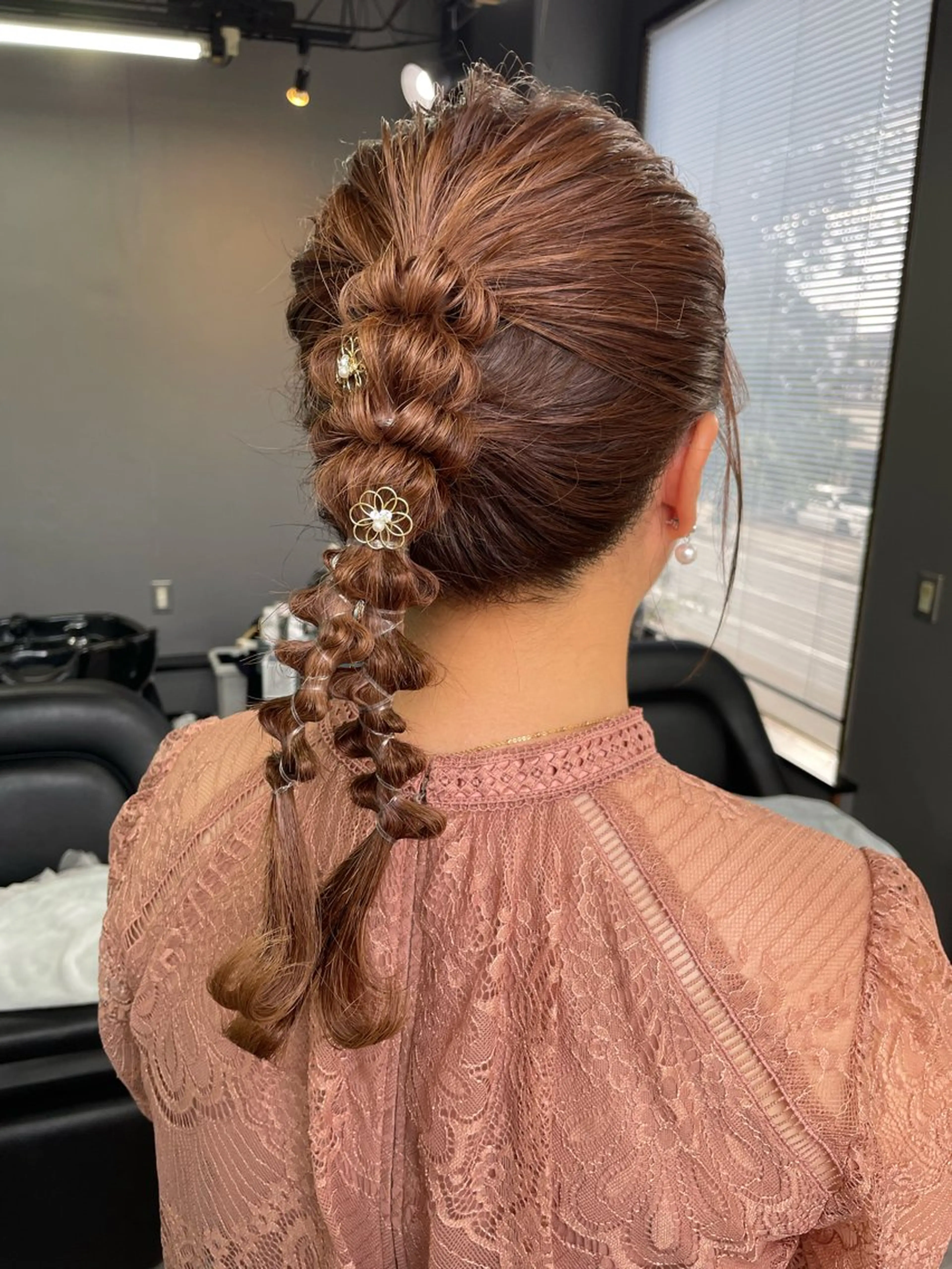 ヘアアレンジ オノ アカネのヘアスタイル