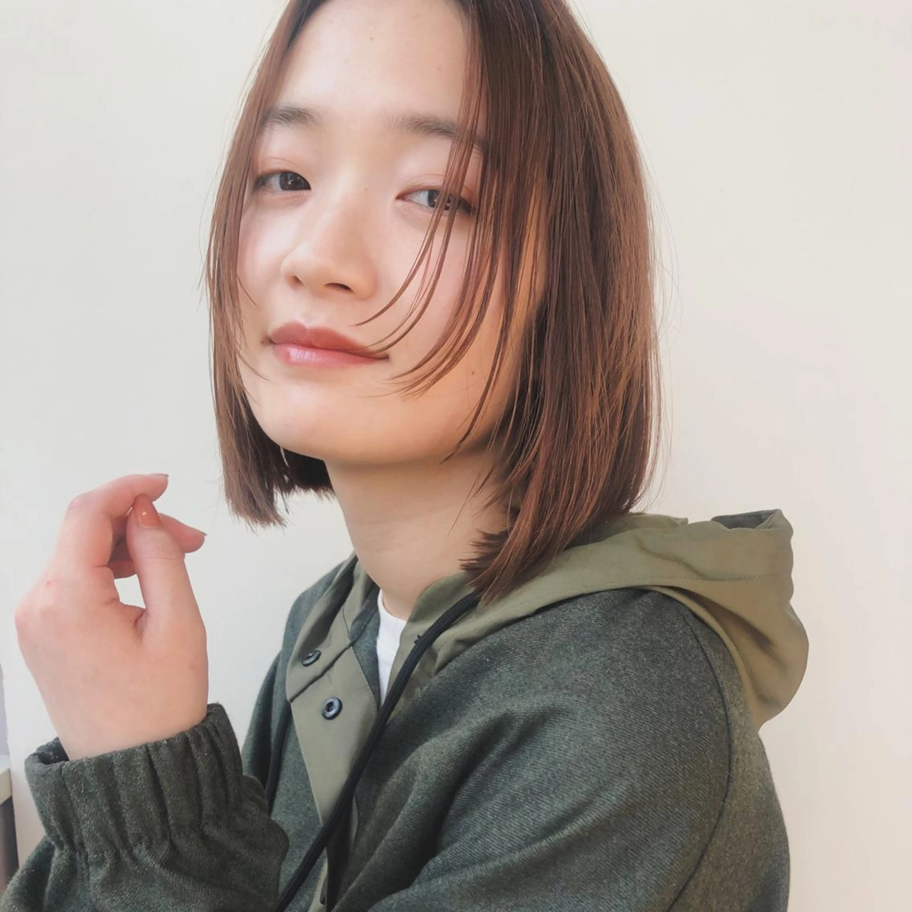 ショート ボブ 顔まわりレイヤー レイヤーカット youres hair 神楽坂はなれ店所属・飯田橋神楽坂＊個室 髪質改善hitomiのヘアスタイル
