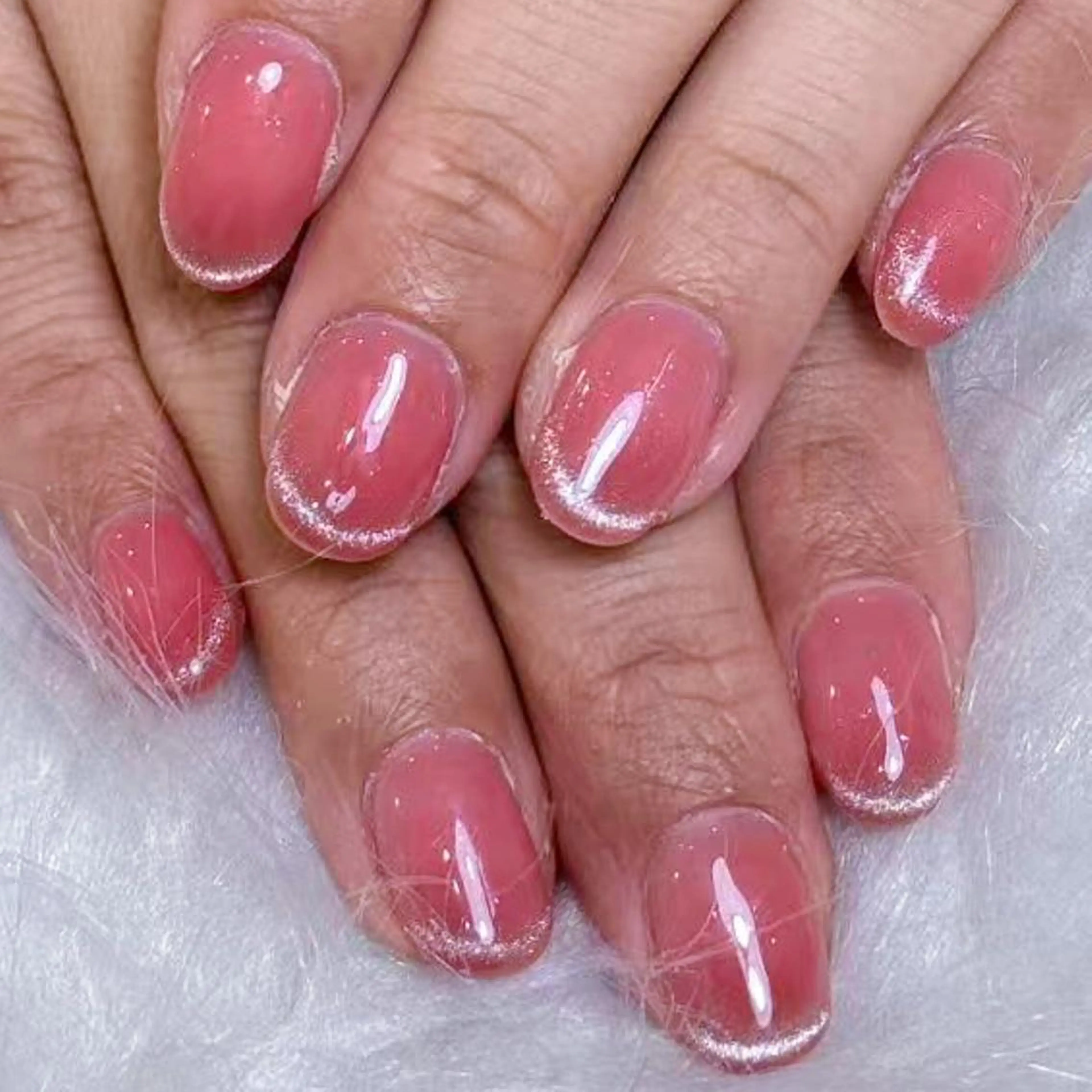 ネイル アートネイル オーロラネイル ガーリー キラキラネイル 韓国ネイル ハンドネイル DIAMOND Nail🥇のネイルデザイン