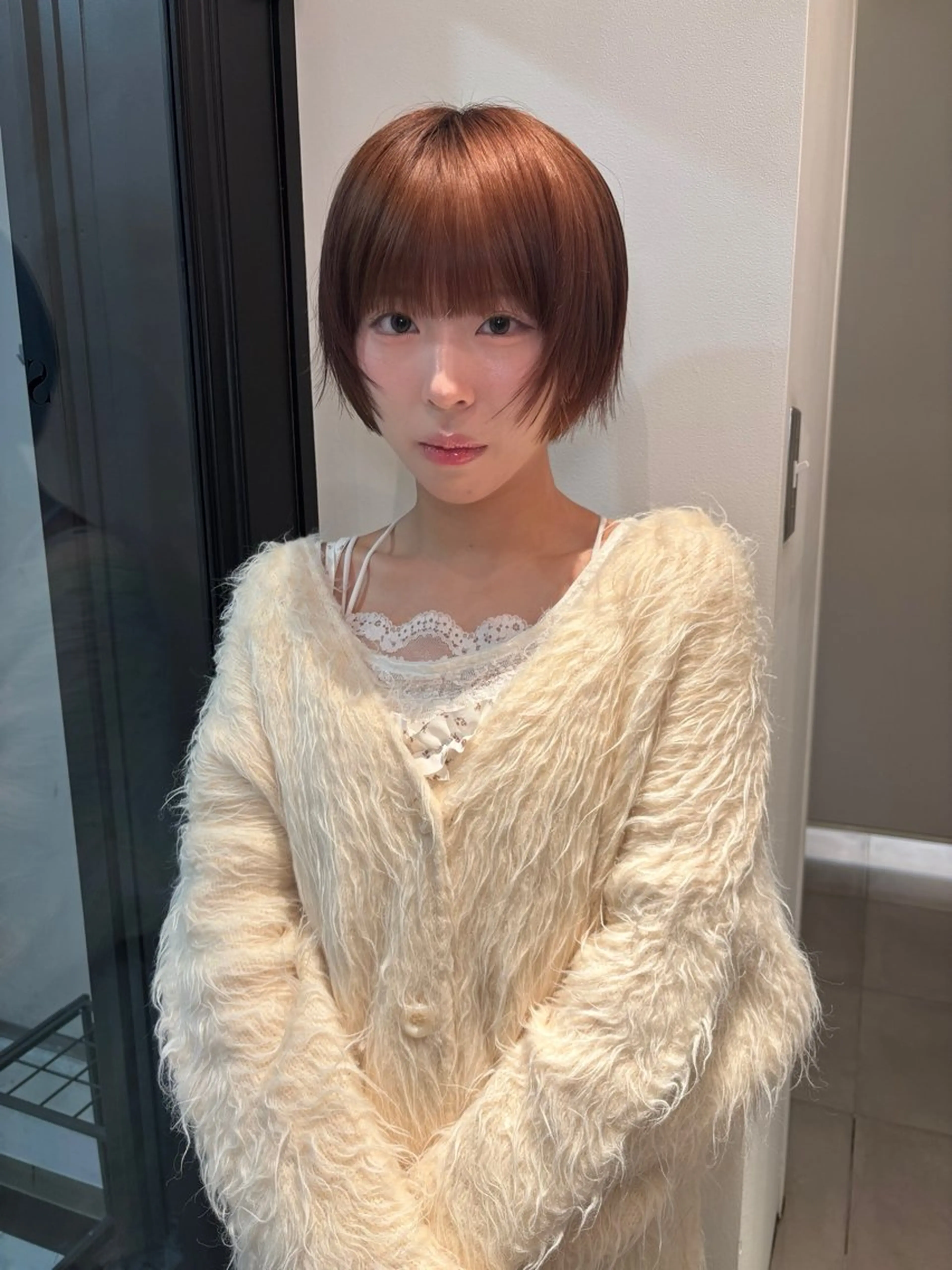 ショート riria/ショート /ブラウンカラー🎀のヘアスタイル