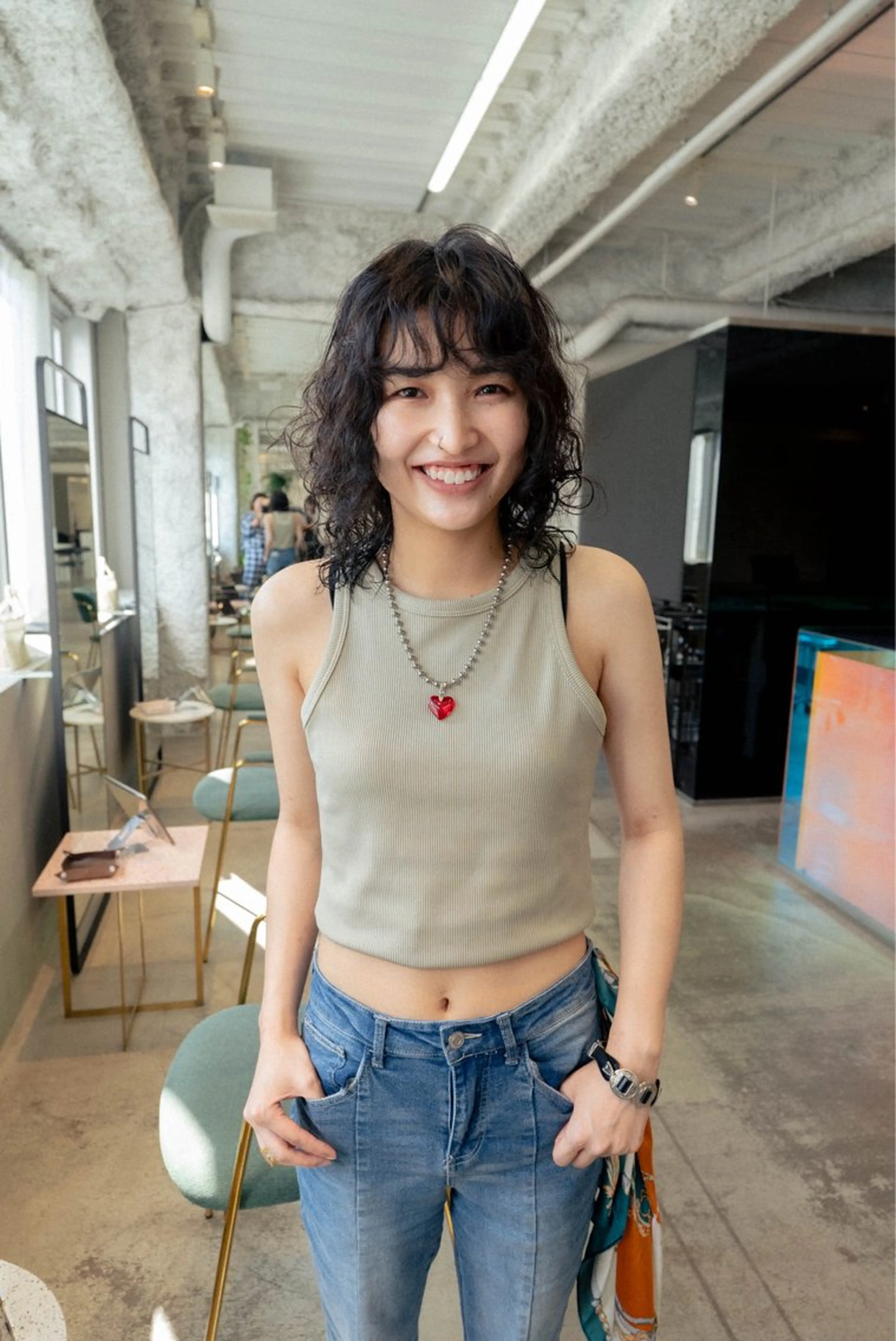 ミディアム カット パーマ STAN WOOD所属・似合わせcut 🔥yutakaのヘアスタイル