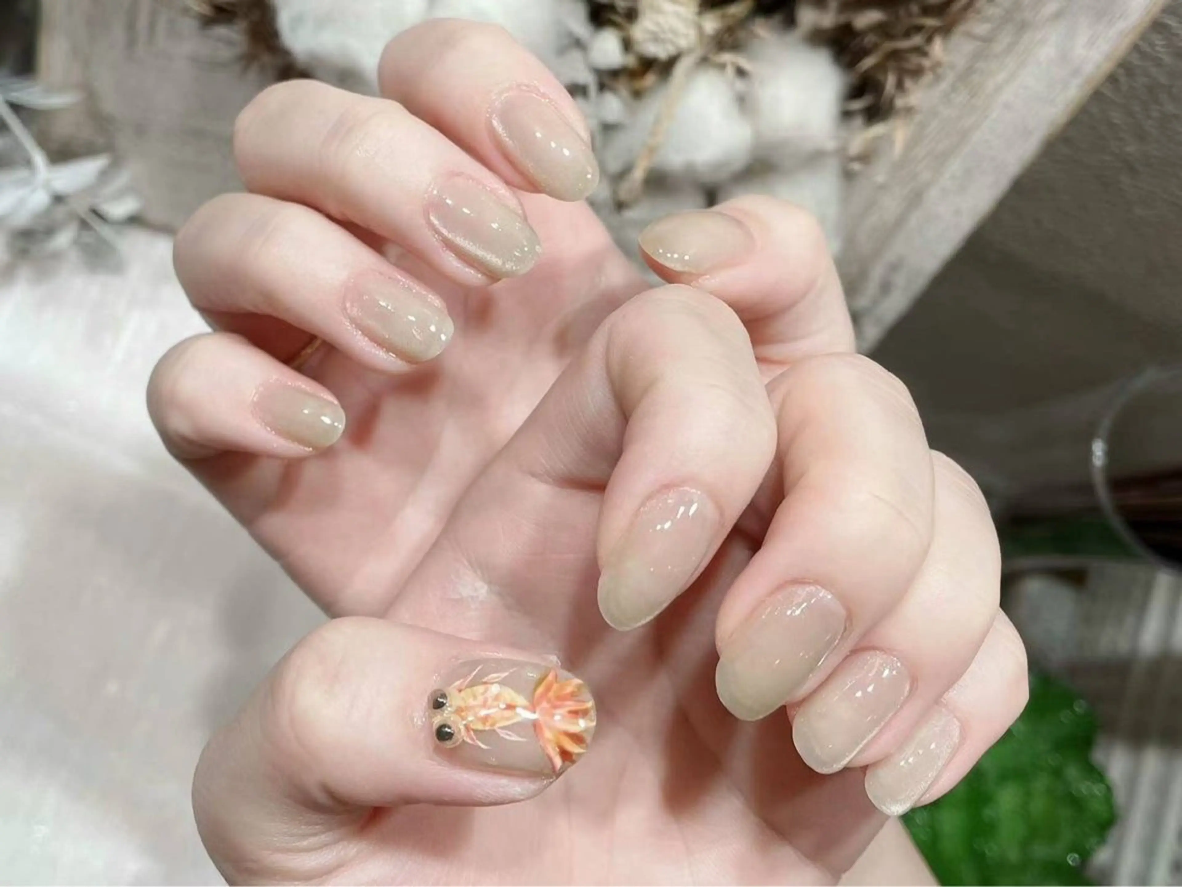 ネイル アートネイル フラワーネイル フットネイル ジェルネイル マグネットネイル Babarla Nailのネイルデザイン