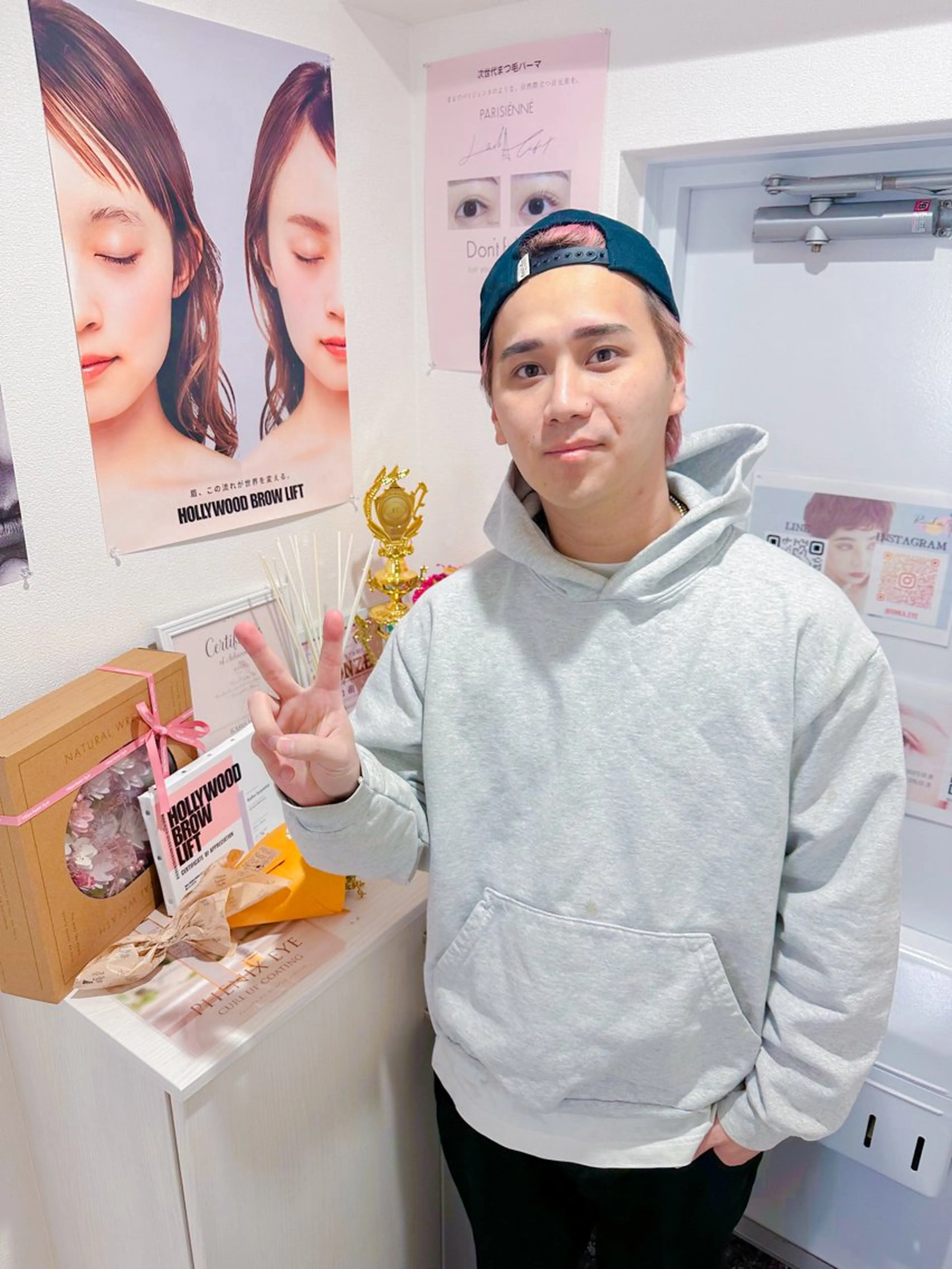 メンズ アイブロウ RINKA所属・RINKA リンカのマツエク・マツパデザイン