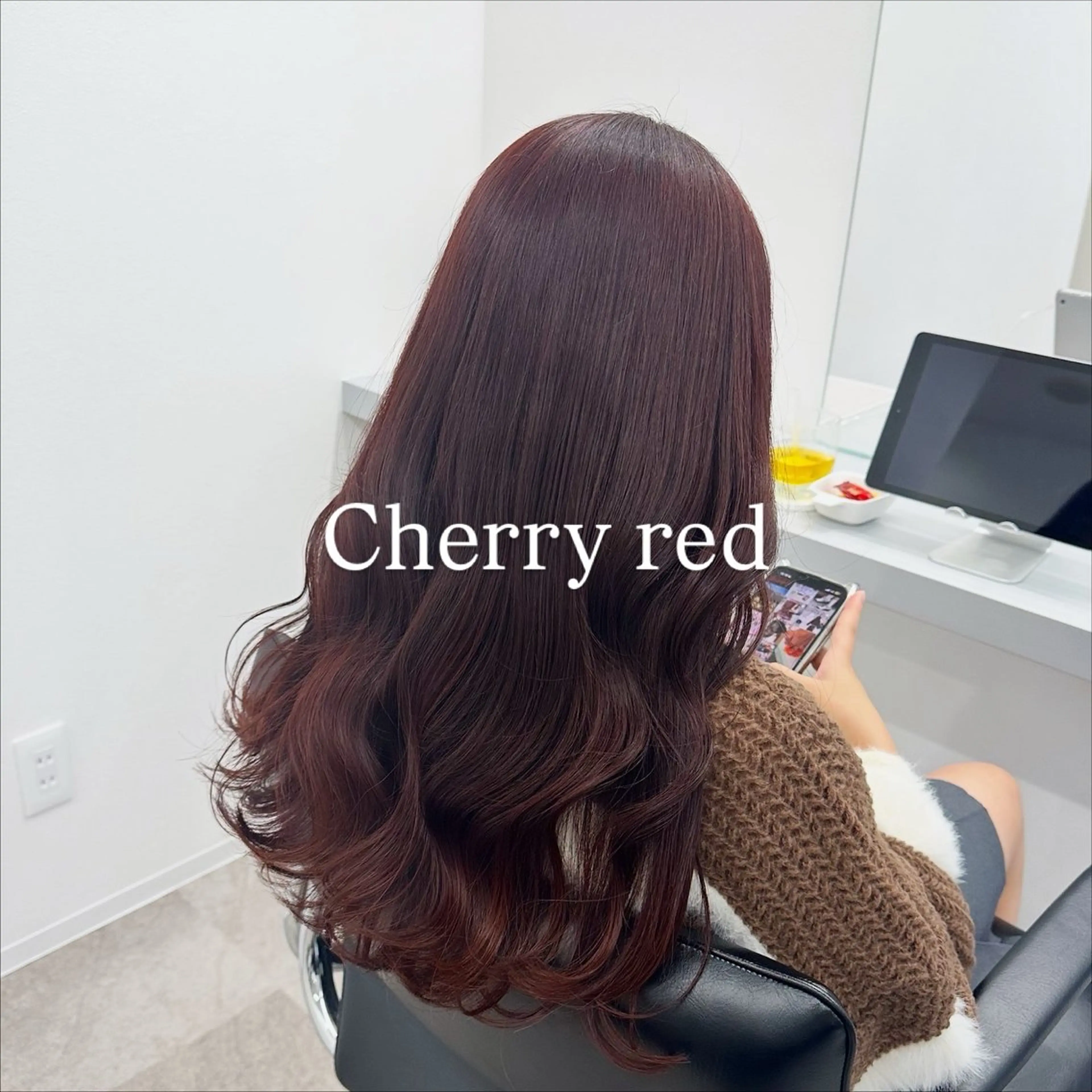 ロング カラー ブリーチ ダブルカラー ブリーチなしカラー レッドカラー ヘアカラー トリートメント hair lab toiro wisteria所属・佐藤 功真のヘアスタイル