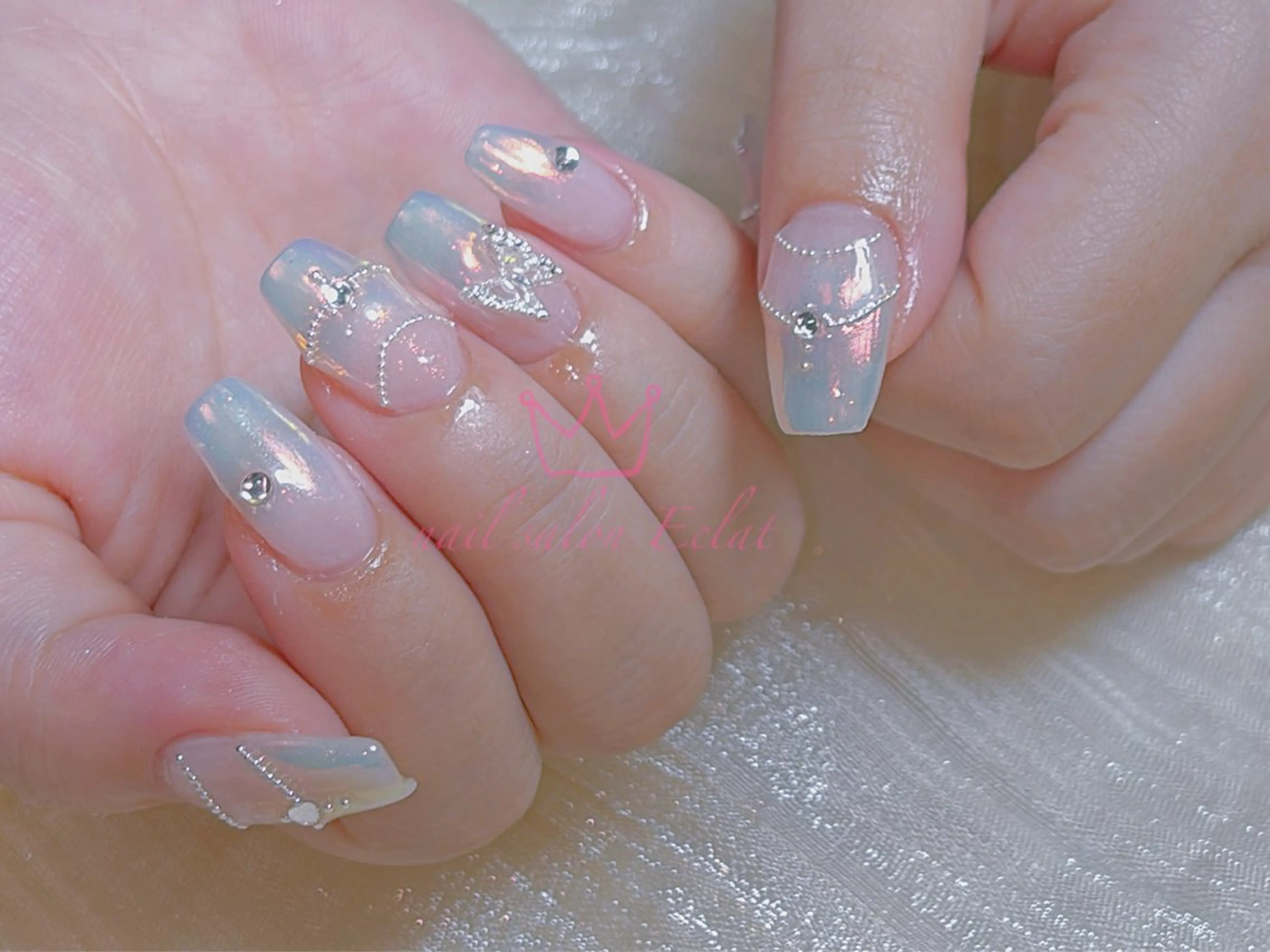 ネイル ハンドネイル ネイルサロンエクラ 🫧Shizukaのネイルデザイン