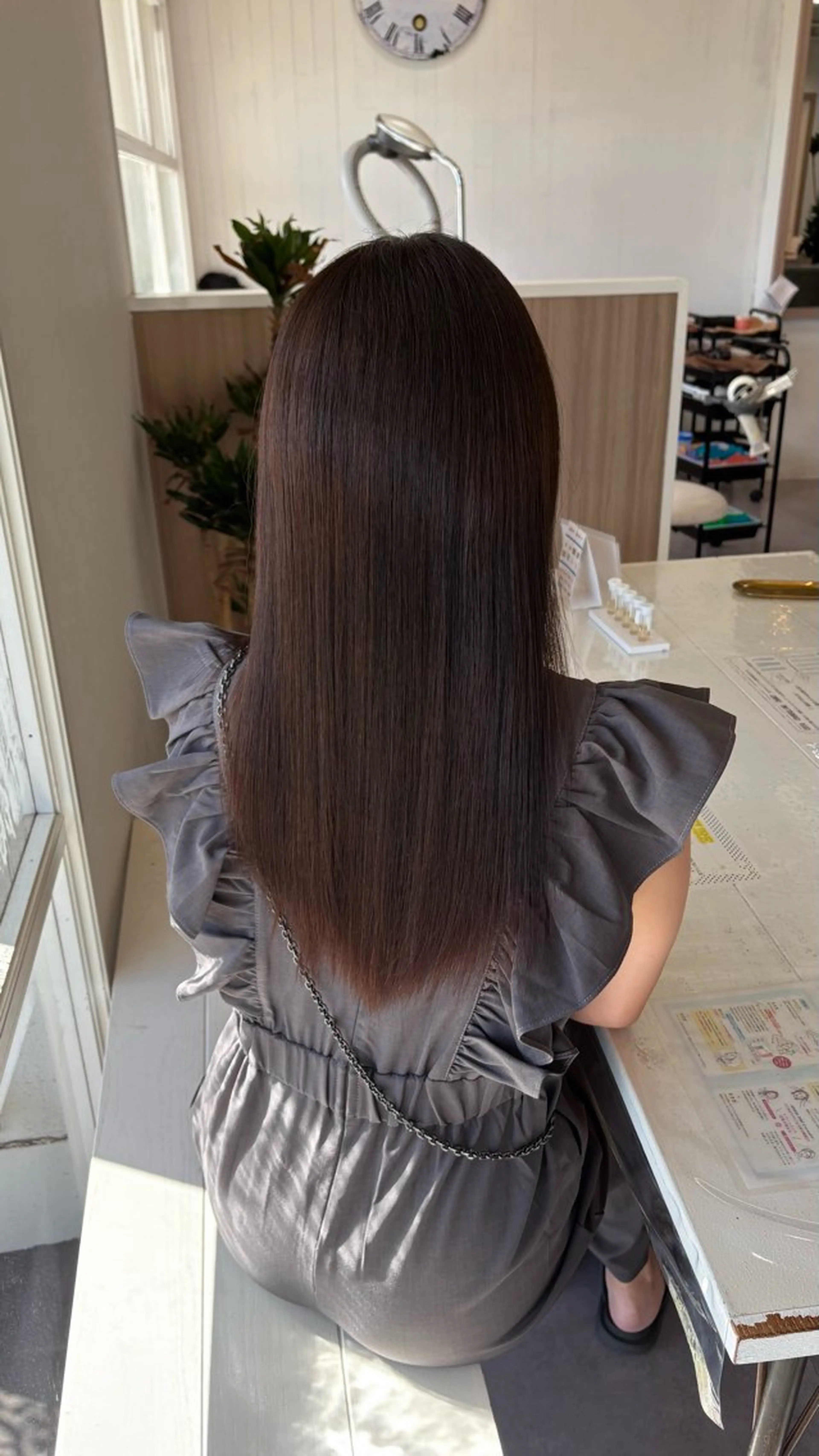 ロング 縮毛矯正 高橋 真歩のヘアスタイル