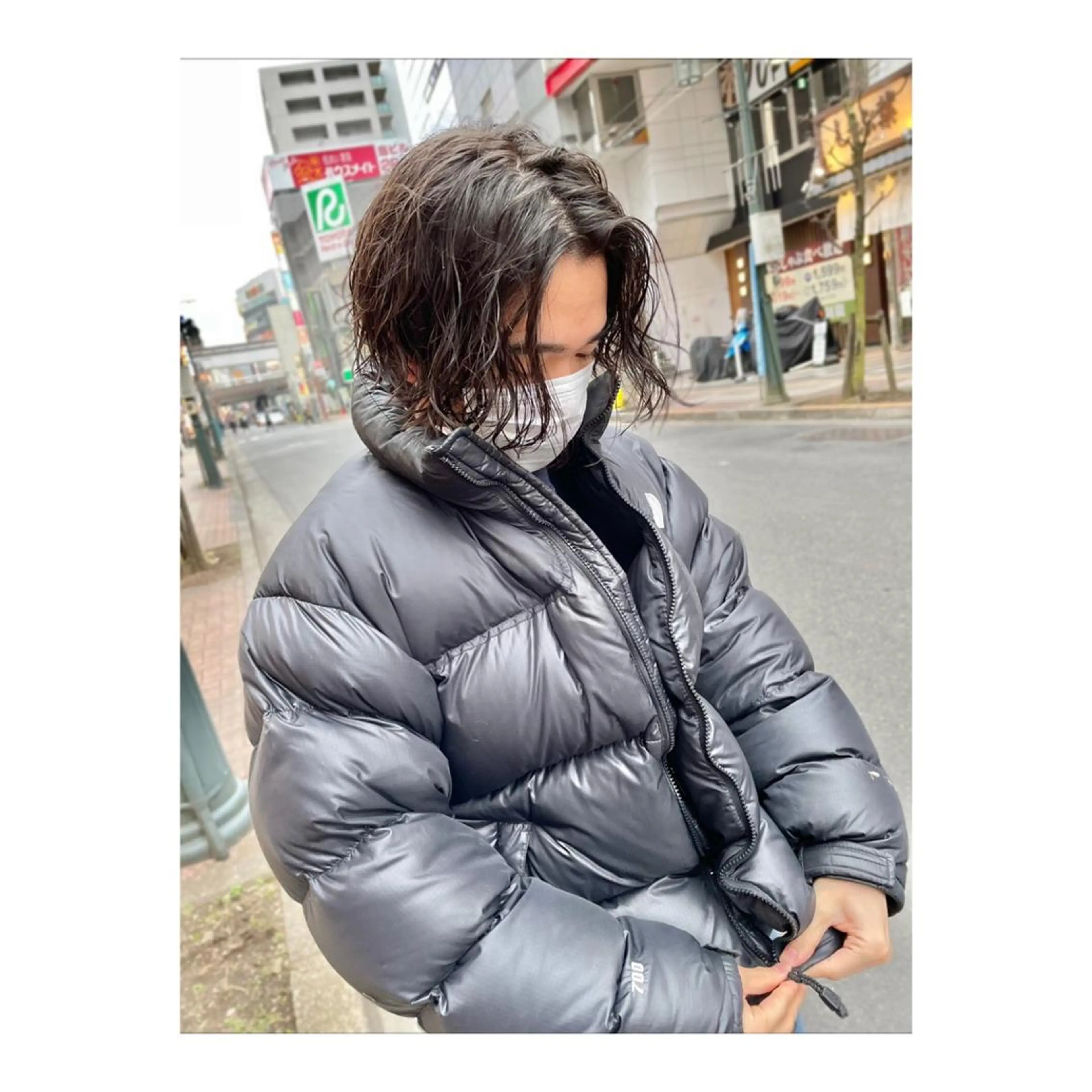 ショート パーマ メンズ カット パーマ ange☞ soutaのヘアスタイル