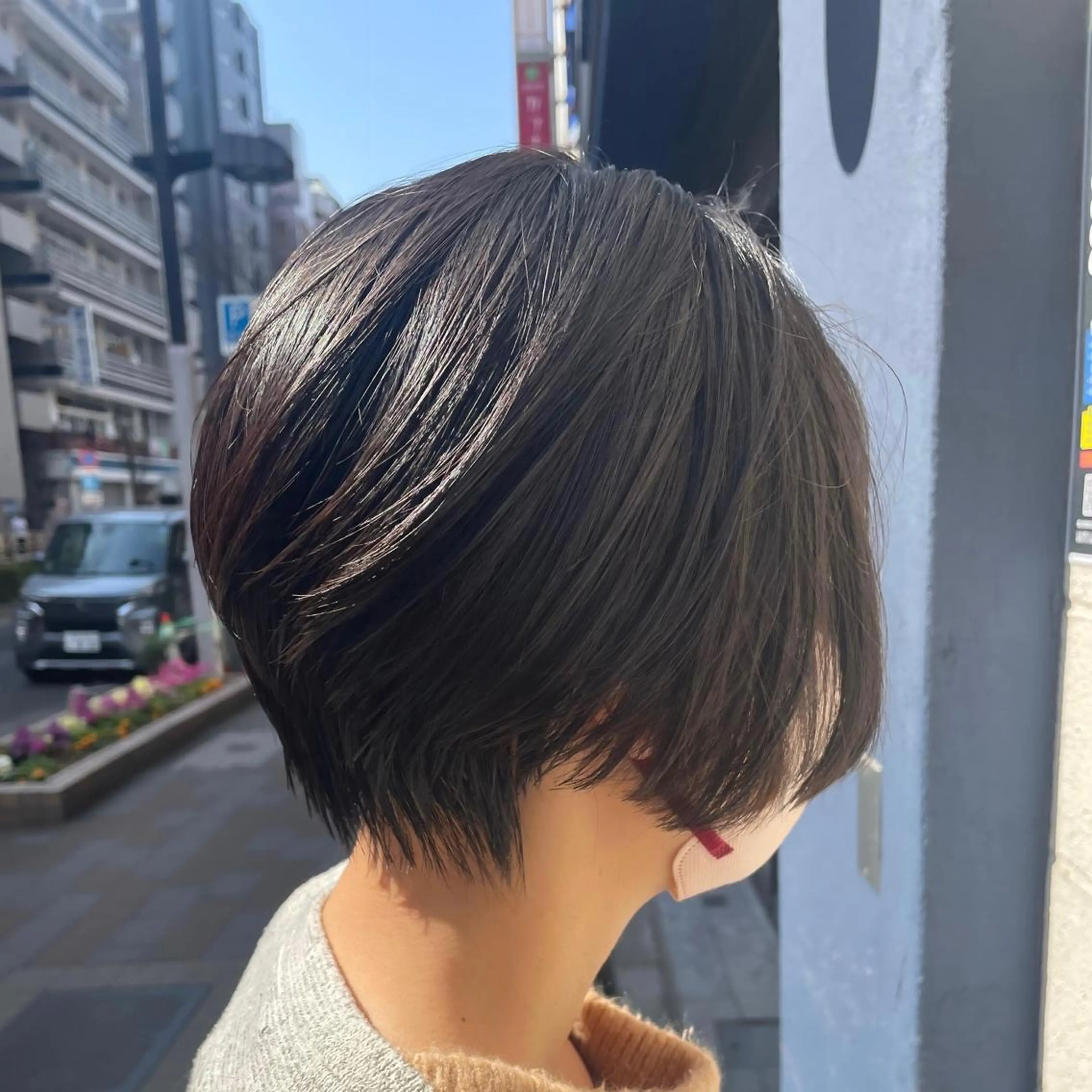 ショート カット パーマ すげ さやかのヘアスタイル