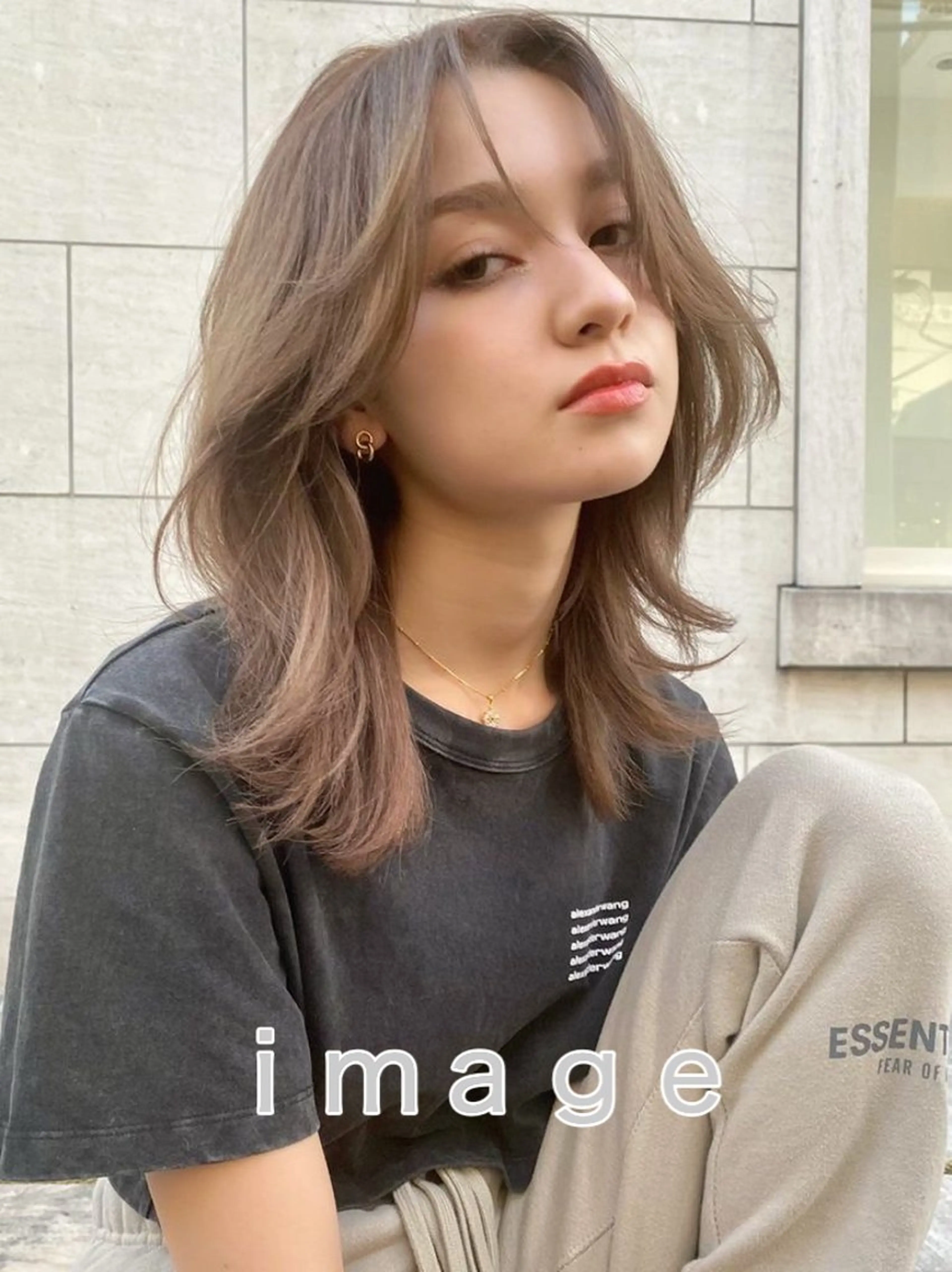 ミディアム ミディアムレイヤー 韓国風ヘア レイヤーカット 髪質改善×韓国ヘアサロン Role博多【ロール】所属・✨-10歳ヘア を叶える✨山下遥のヘアスタイル