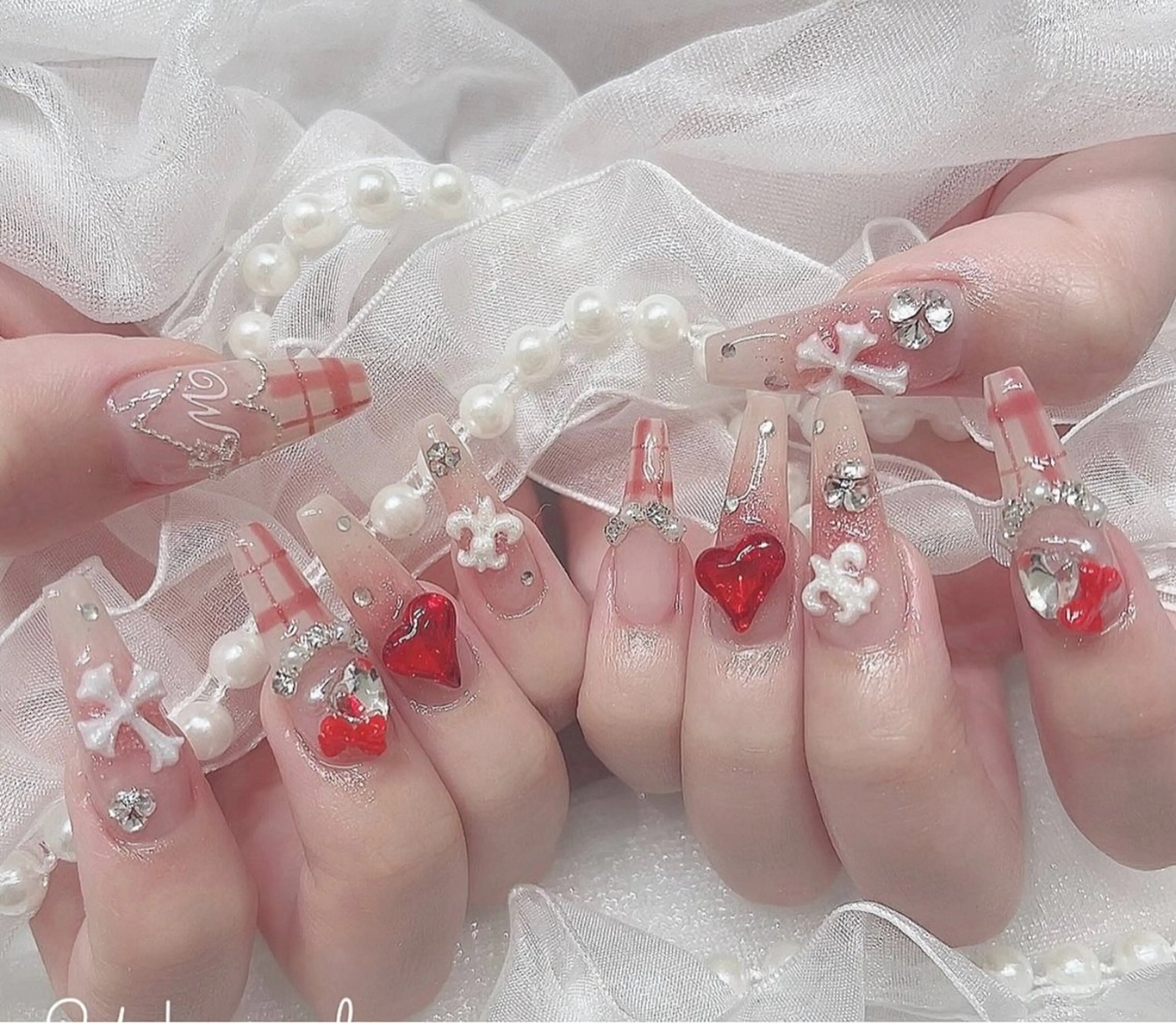 ネイル 韓国ネイル 持ち込み ニュアンスネイル ネイルチップ ハンドネイル TABI ANA.CHUOのネイルデザイン
