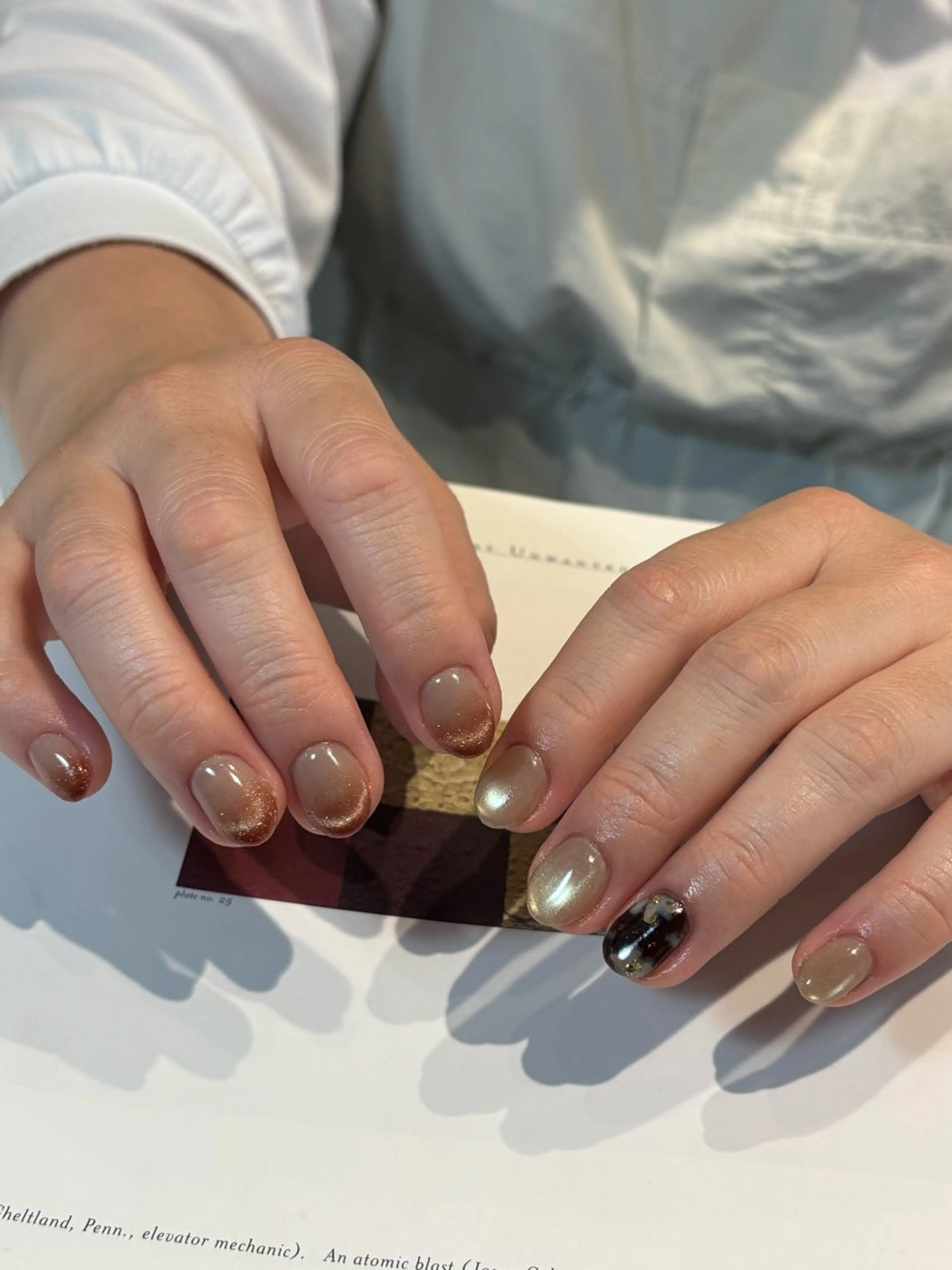 ネイル フラワーネイル ニュアンスネイル アルバ所属・Alba アルバのネイルデザイン