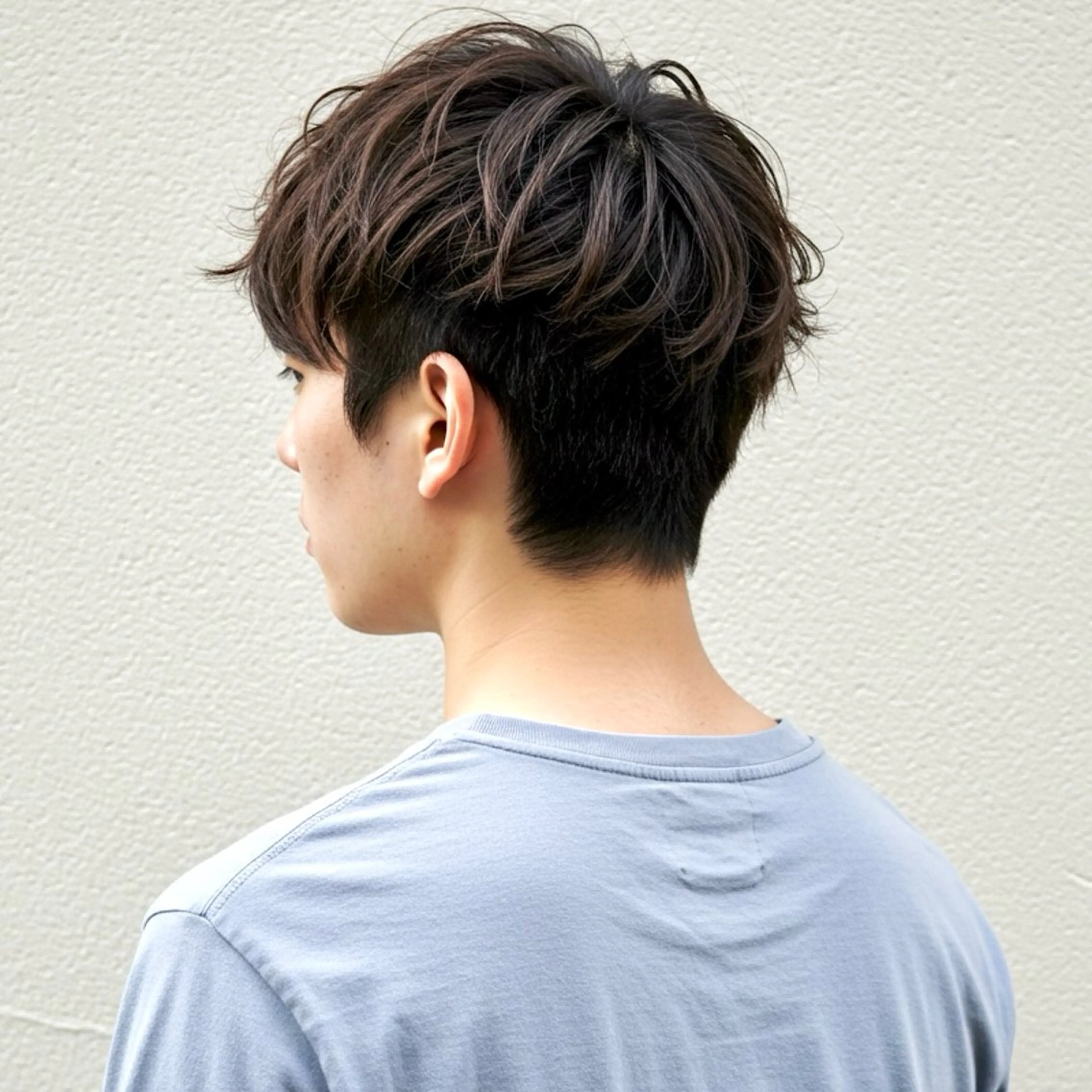 ショート カラー パーマ メンズ メンズ韓国風 メンズメッシュ マッシュ メンズパーマ ツーブロック カット ヘアカラー パーマ トリートメント ヘッドスパ 🎸メンズ/パーマ/ ショート🎸工藤達哉のヘアスタイル