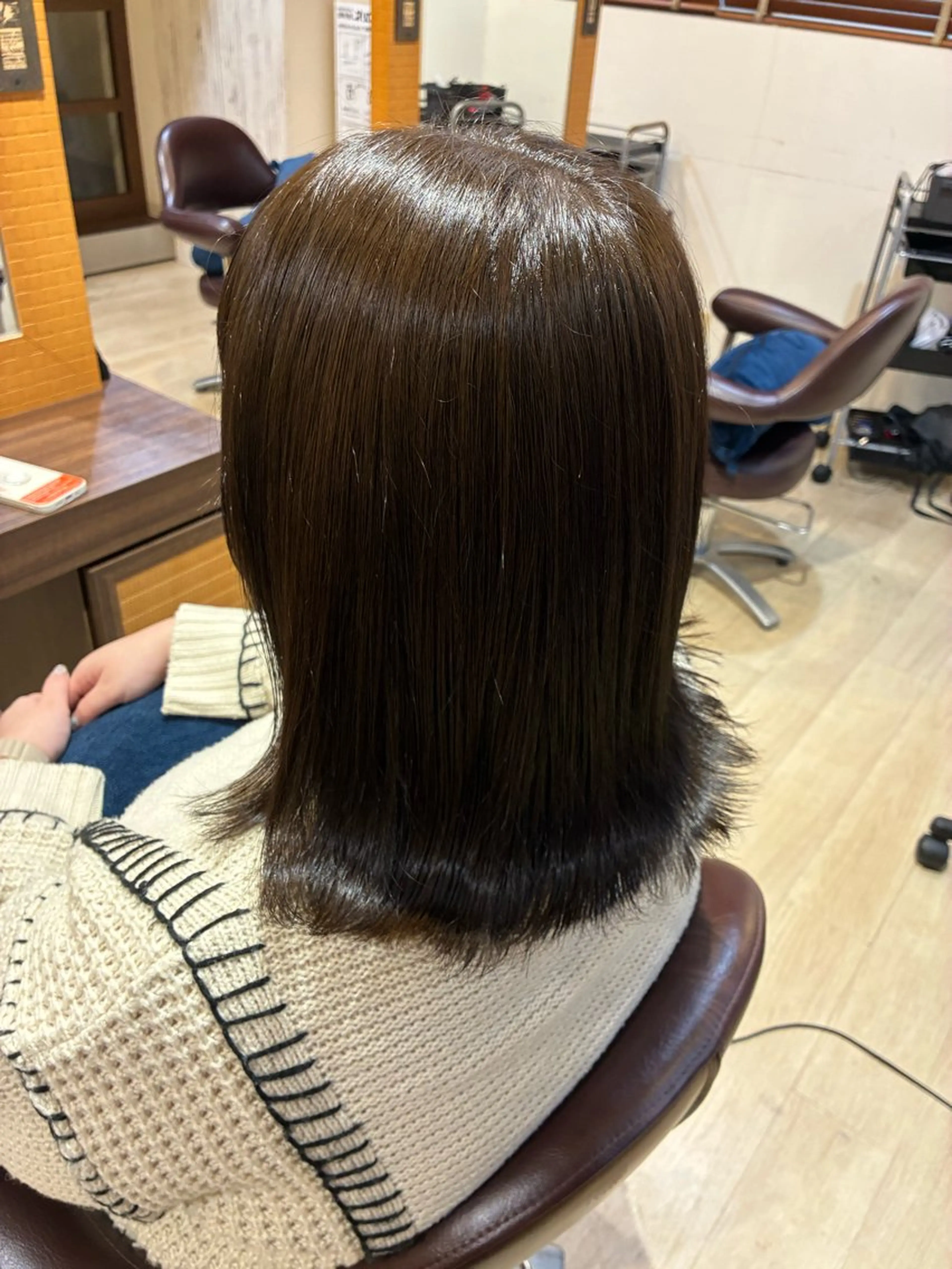 ミディアム ヘアカラー Orque kazuneのヘアスタイル