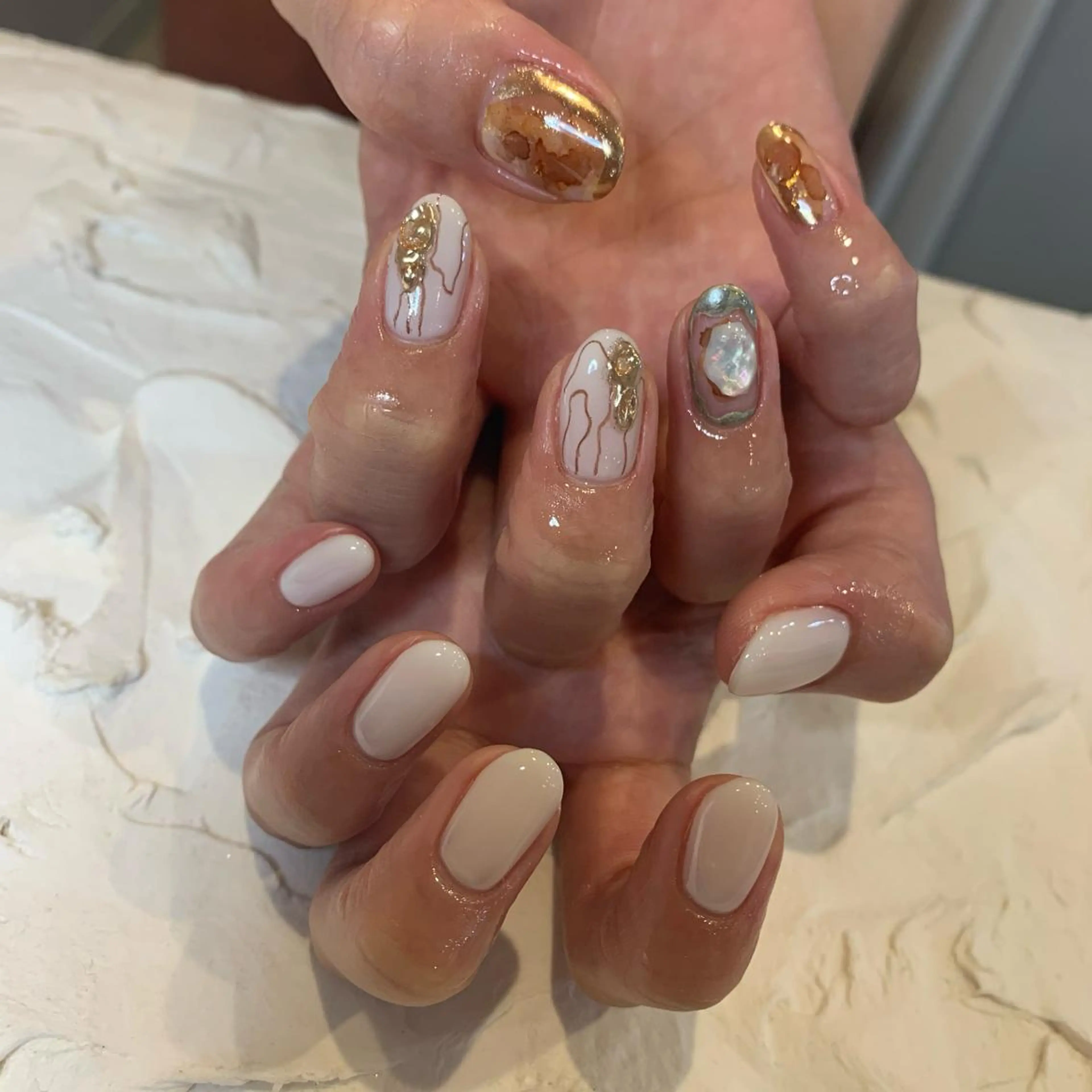 ネイル ニュアンスネイル ハンドネイル Natsuko 🐥のネイルデザイン