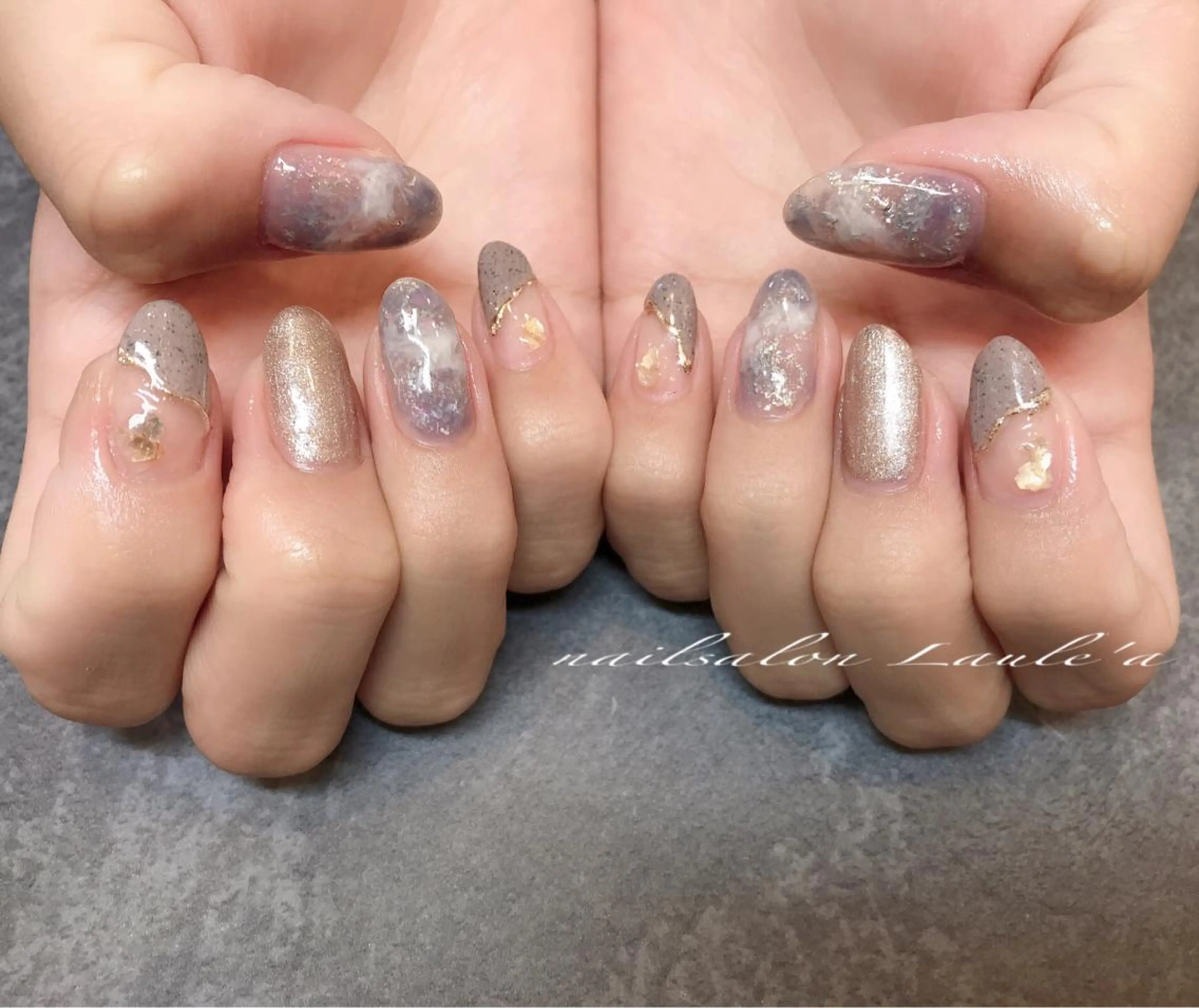 ネイル ハンドネイル nailsalon Laule'aのネイルデザイン