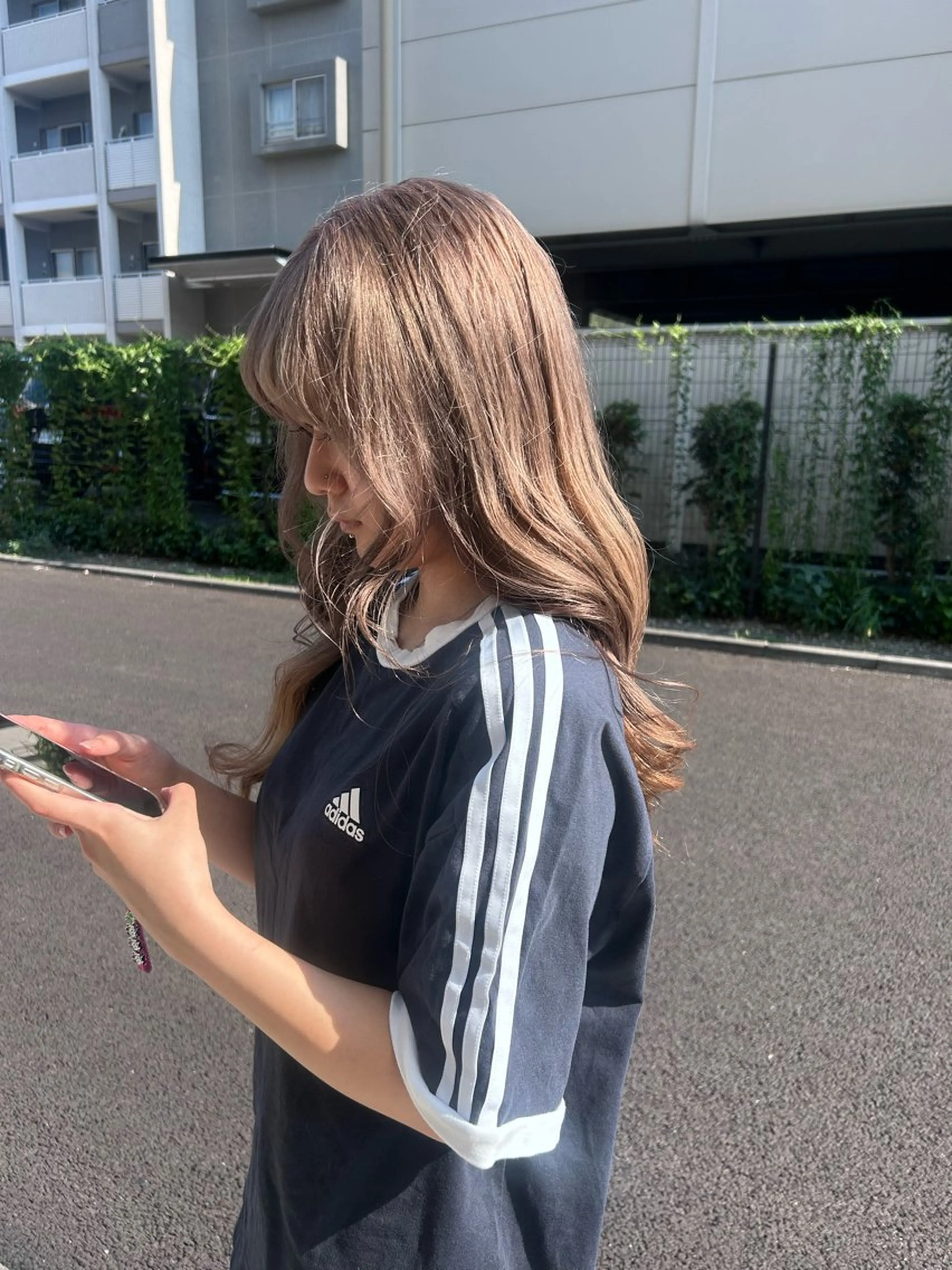 ロング ヘアカラー モテ髪ハイトーン 🤍MIZUKI🤍のヘアスタイル