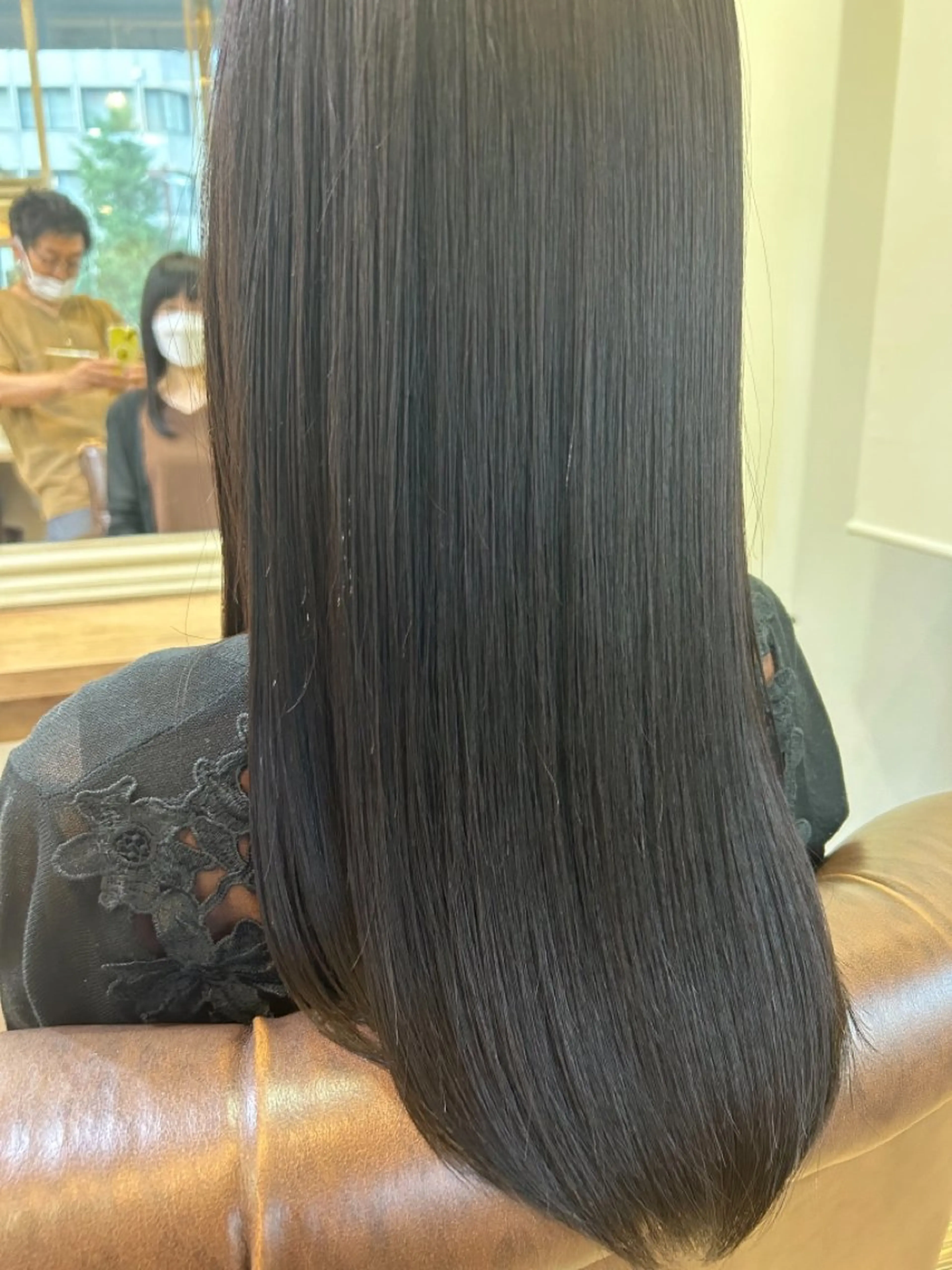 ロング 縮毛矯正 トリートメント hanna所属・齊藤 しずかのヘアスタイル