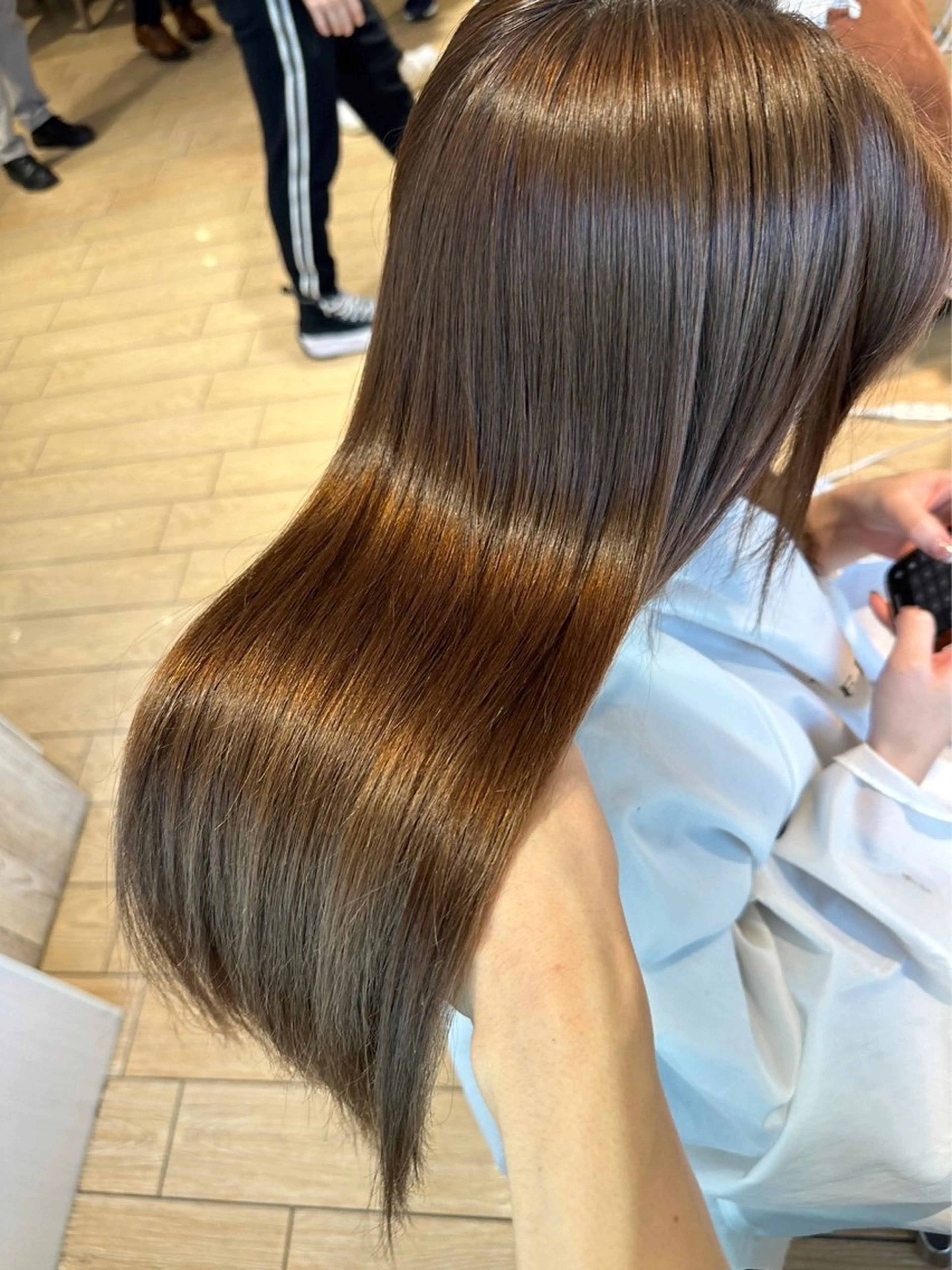 ロング oto🎀×美髪× シースルー前髪🤍のヘアスタイル