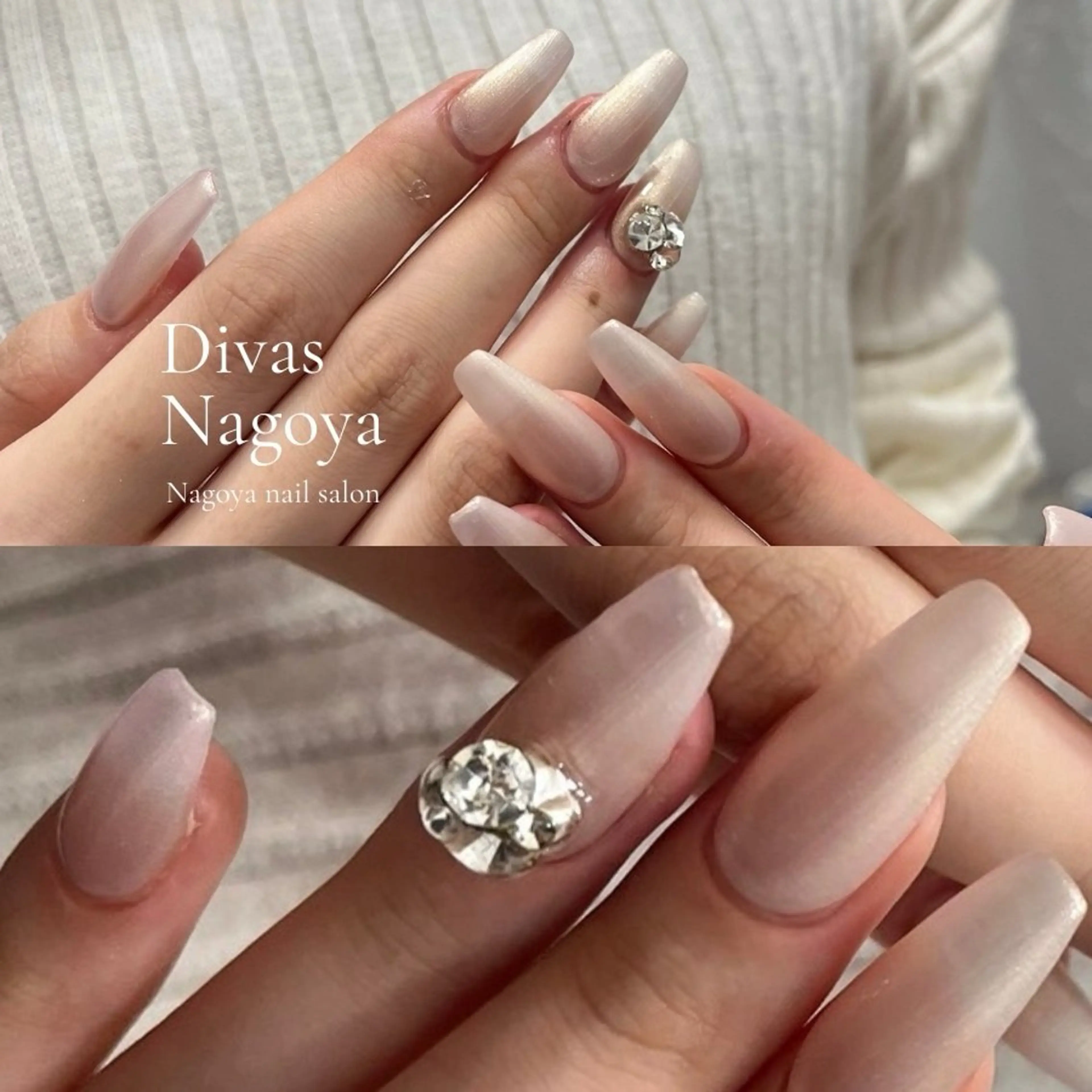 ネイル アートネイル 韓国ネイル マットネイル ミラーネイル ニュアンスネイル ハンドネイル Divas Reinaのネイルデザイン