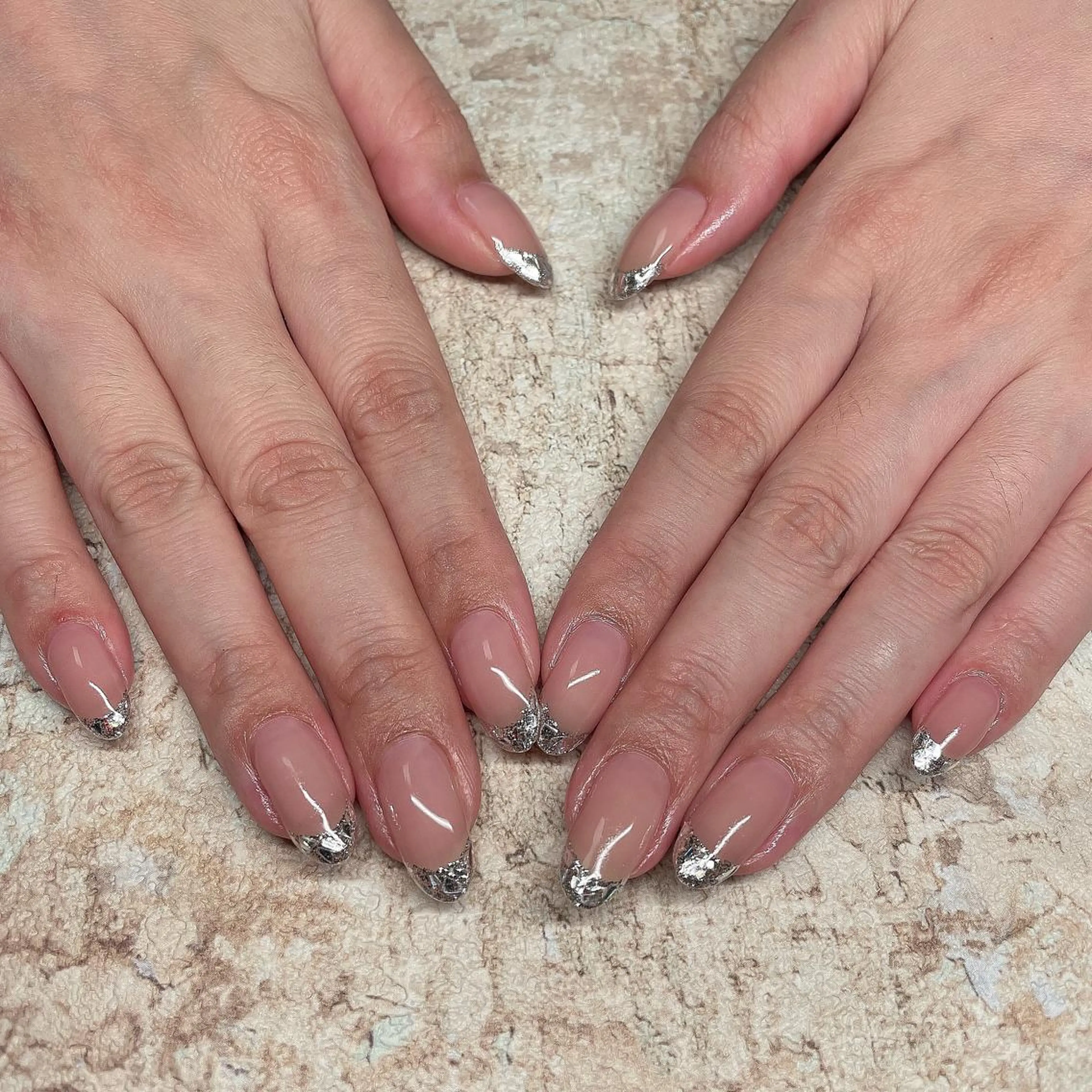 ネイル アートネイル フレンチネイル ジェルネイル グラデーション 韓国ネイル Nail room Bimano所属・Bimano seica♡+°のネイルデザイン