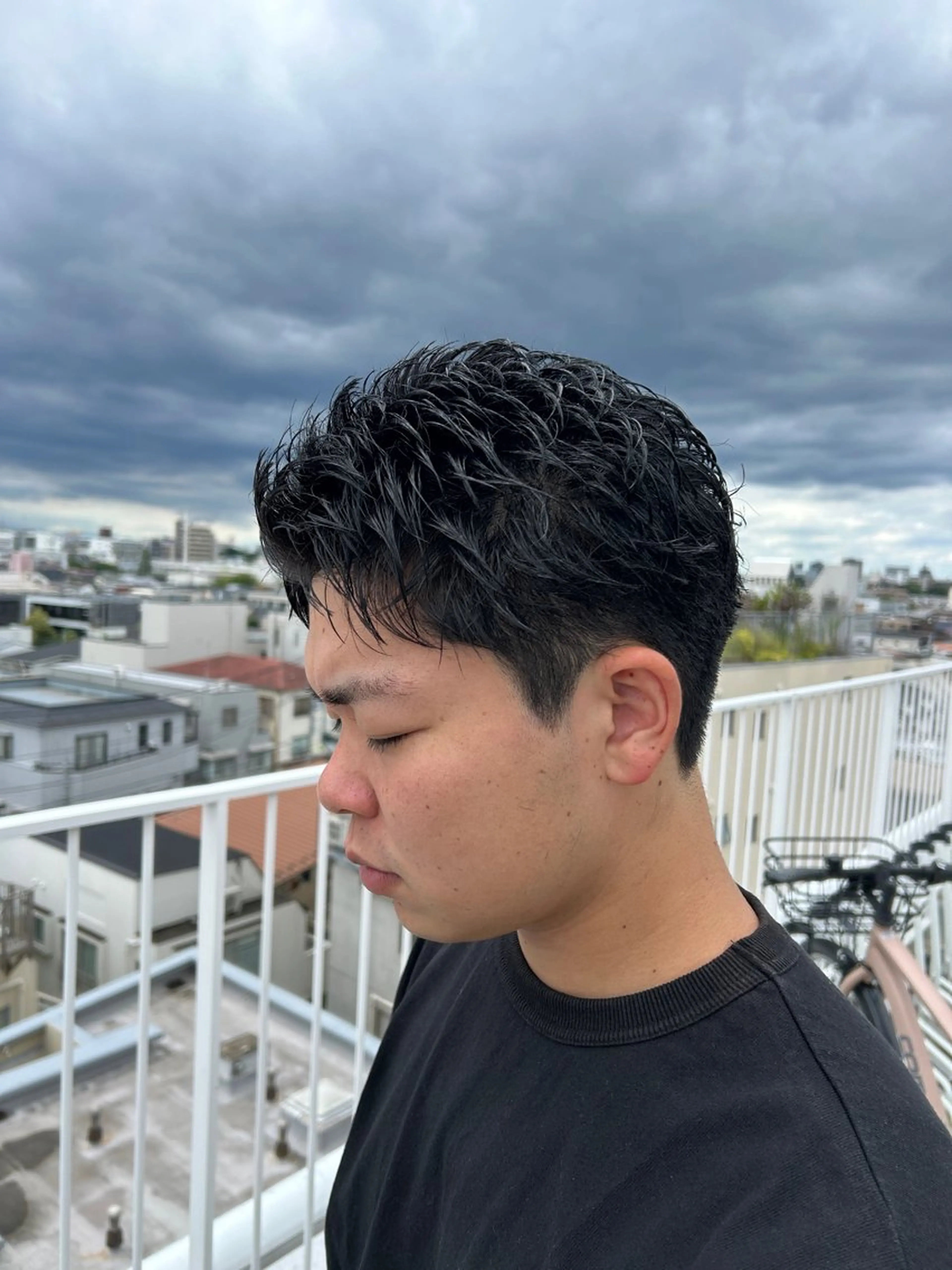 パーマ メンズ カット パーマ トリートメント ヘッドスパ ヘアセット カズキ🌼/ 曲がる縮毛矯正のヘアスタイル