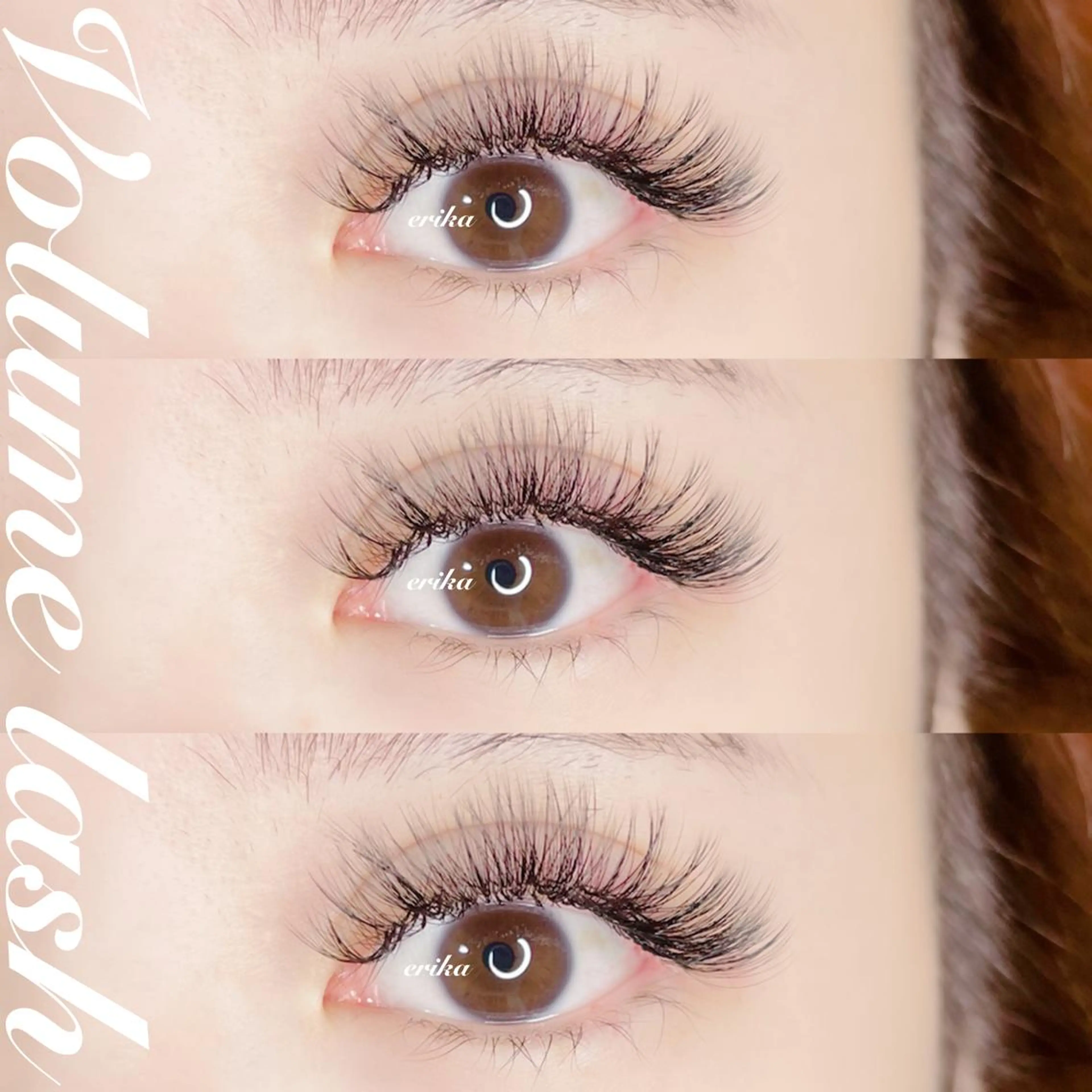 マツエク・マツパ ボリュームラッシュ Chou2jip 古賀繪里加のマツエク・マツパデザイン