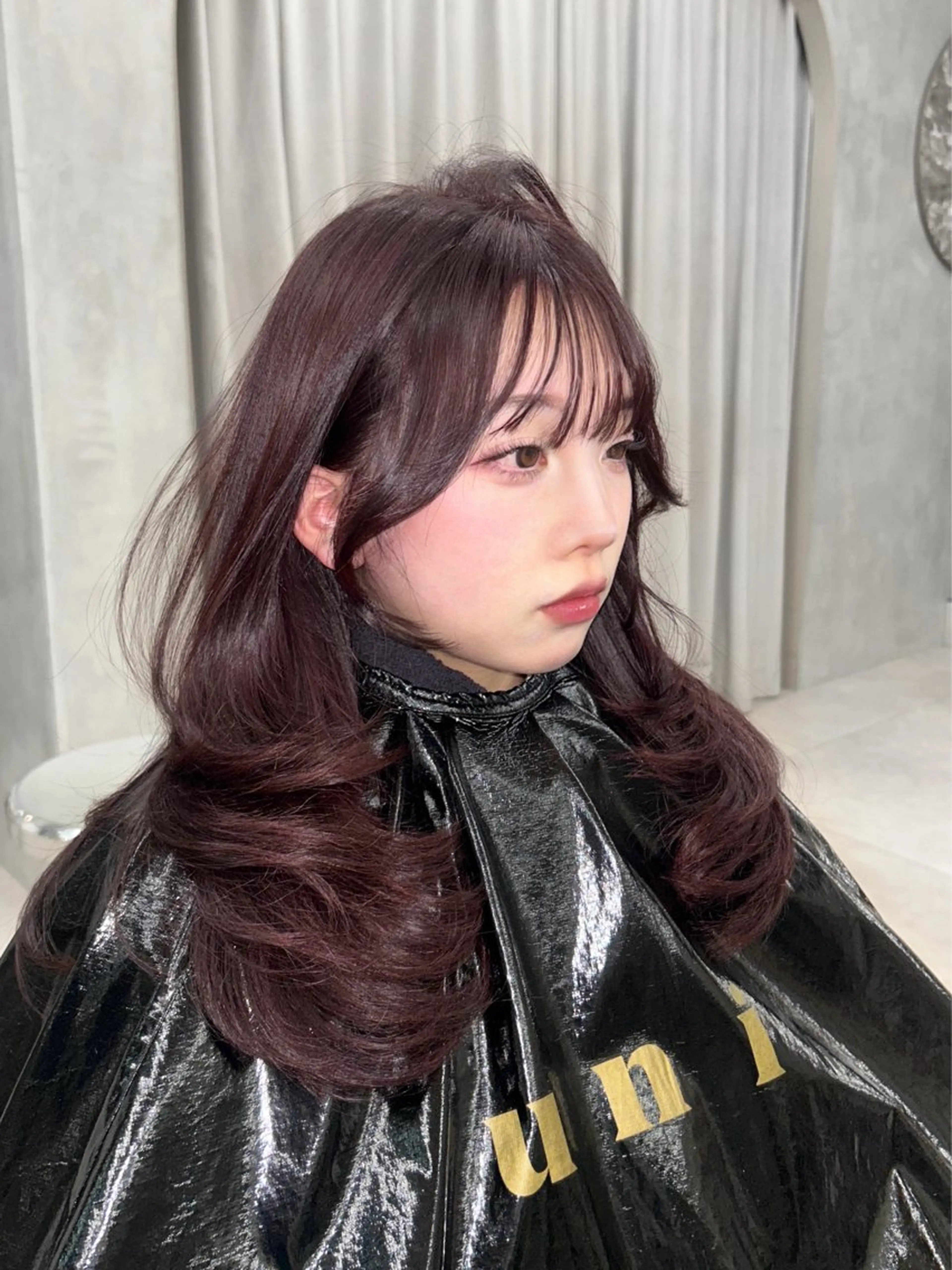 カラー レッドカラー 💖原宿/韓国ヘア 顔周りカット/Rioのヘアスタイル