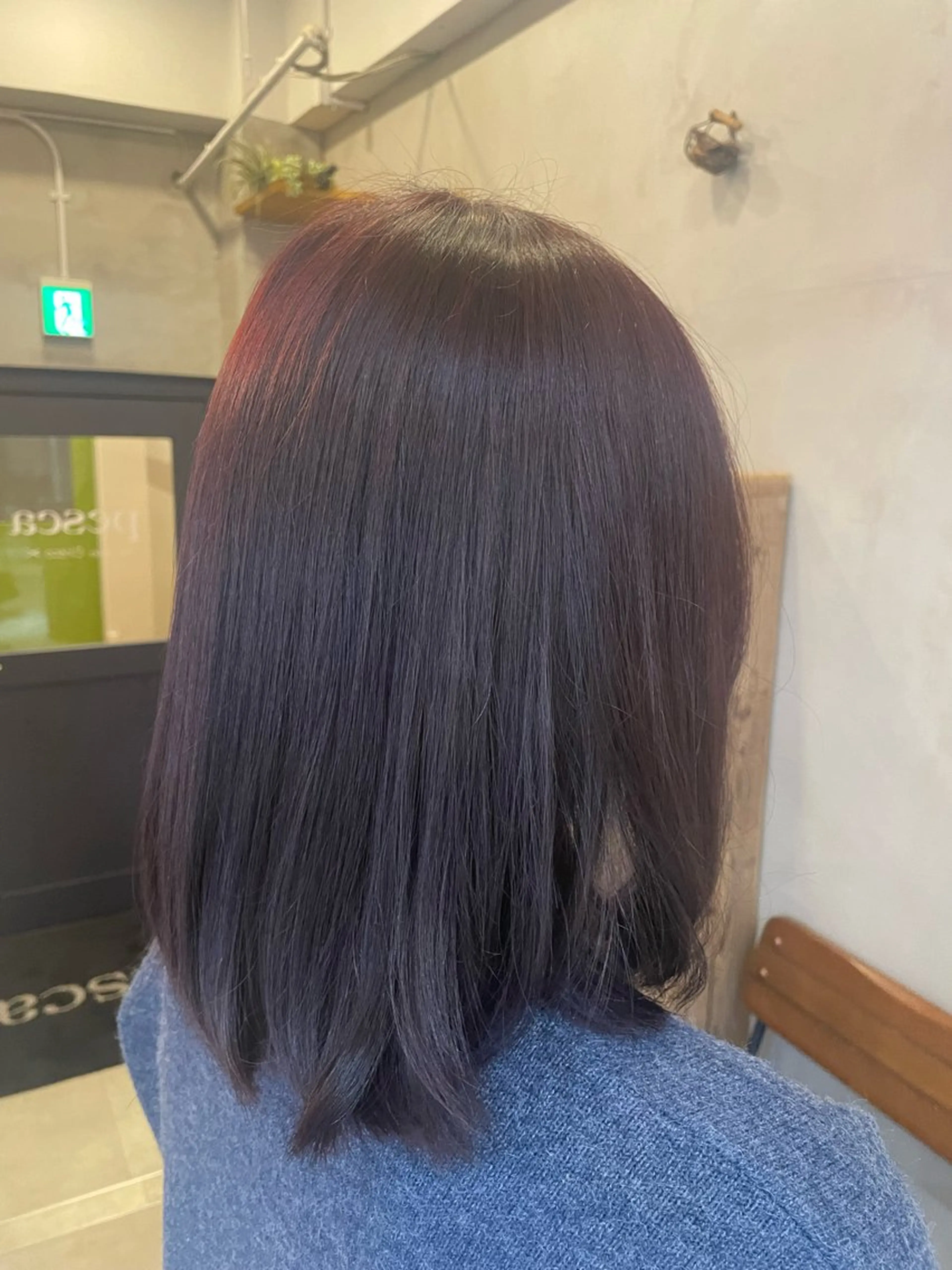 カラー レッドカラー pesca一番町店/ HAYATAのヘアスタイル