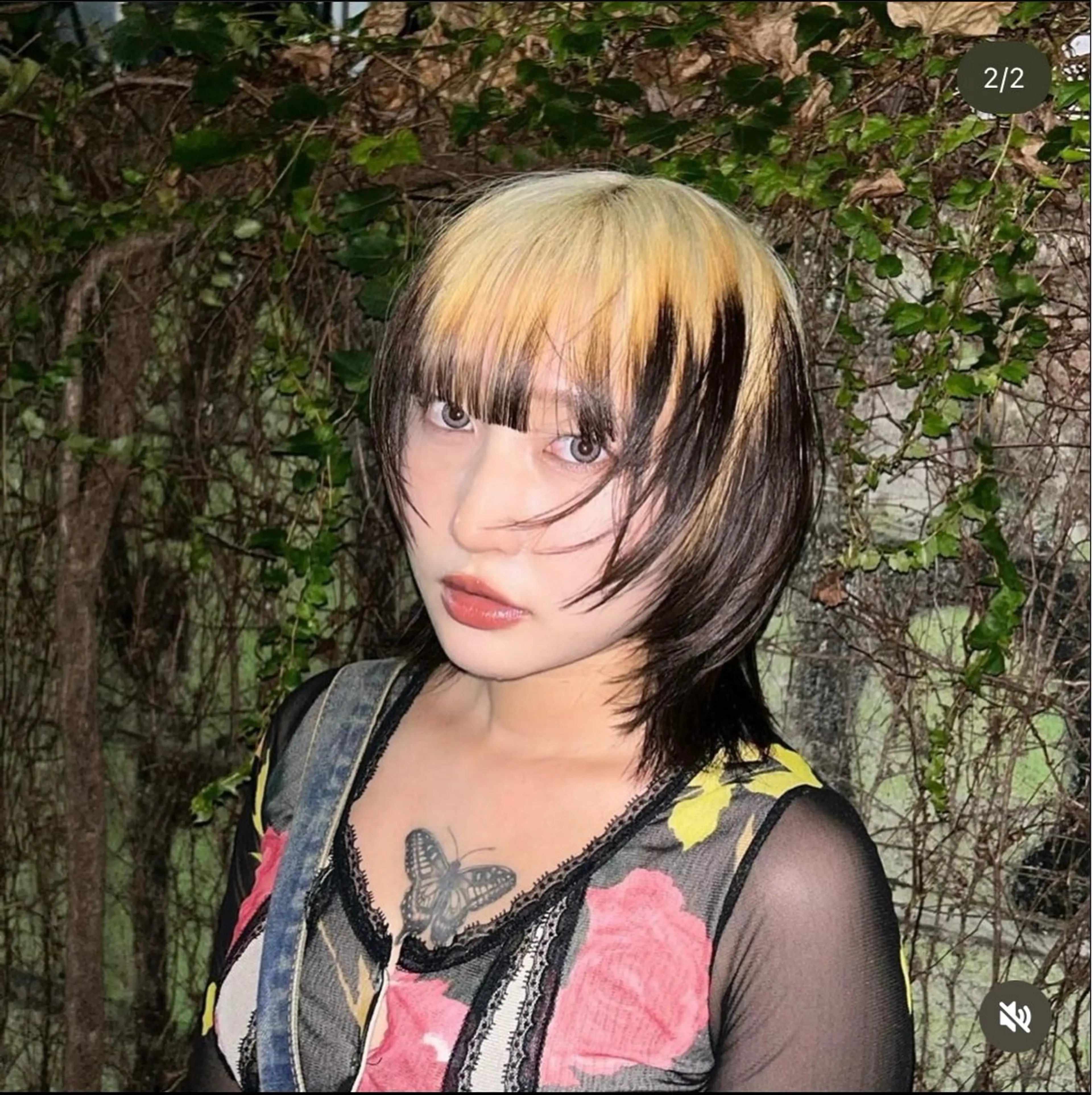 ミディアム カラー ALLY所属・ウルフカット / ケアブリーチのヘアスタイル