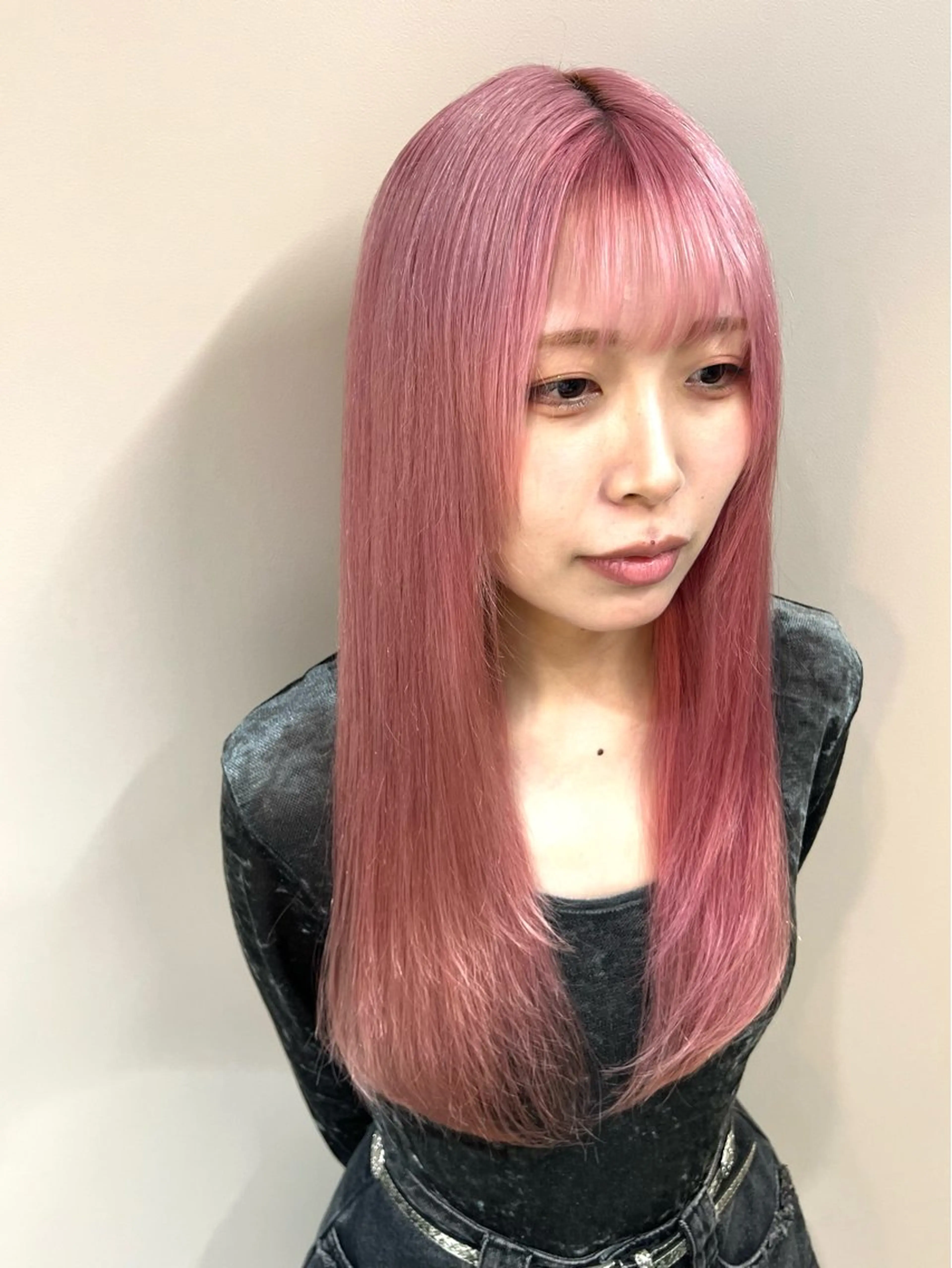 ロング ヘアカラー トリートメント レイヤー/韓国/イン ナーカラー/タカマサのヘアスタイル