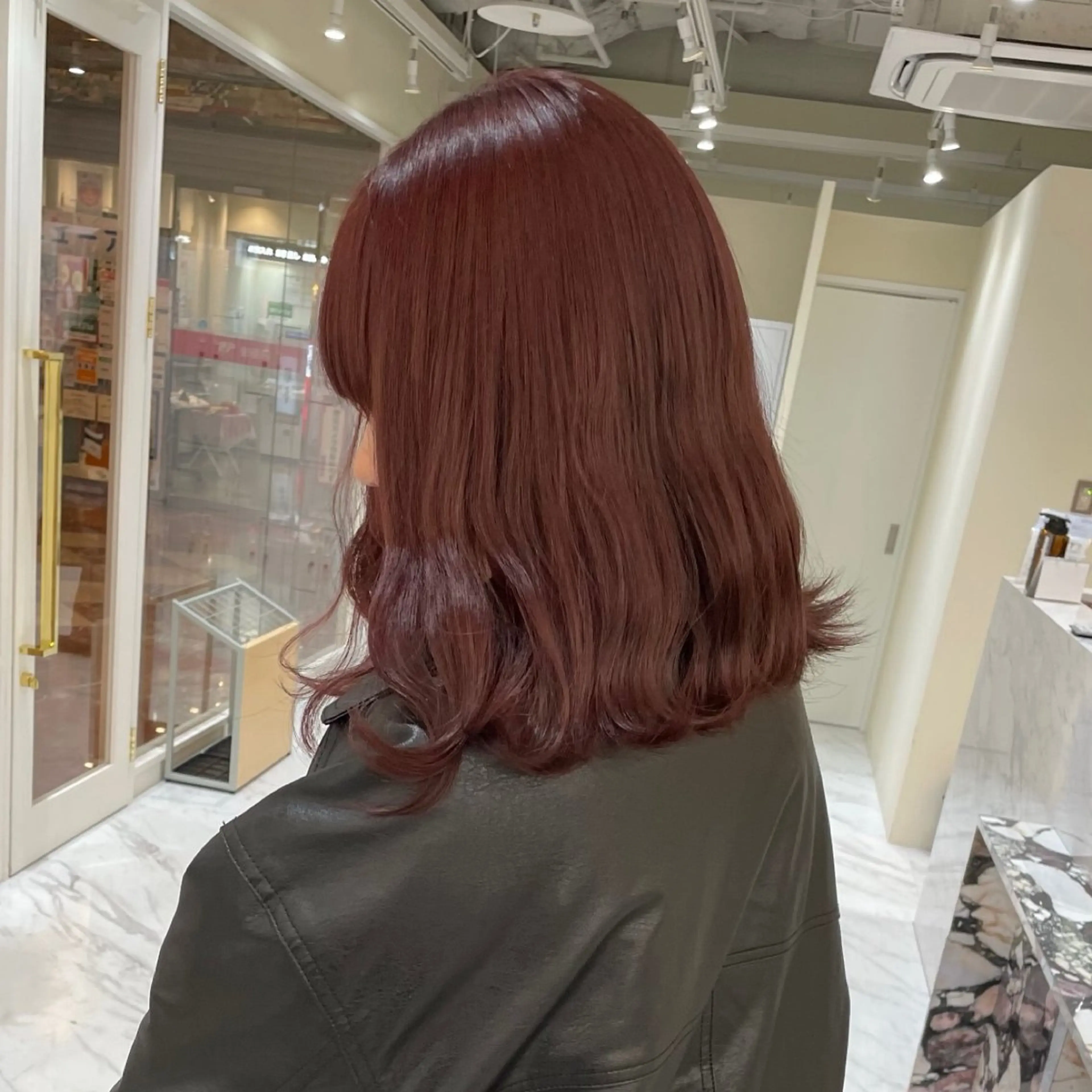 カラー こはな🎀梅田🎀 ピンクカラー💝のヘアスタイル