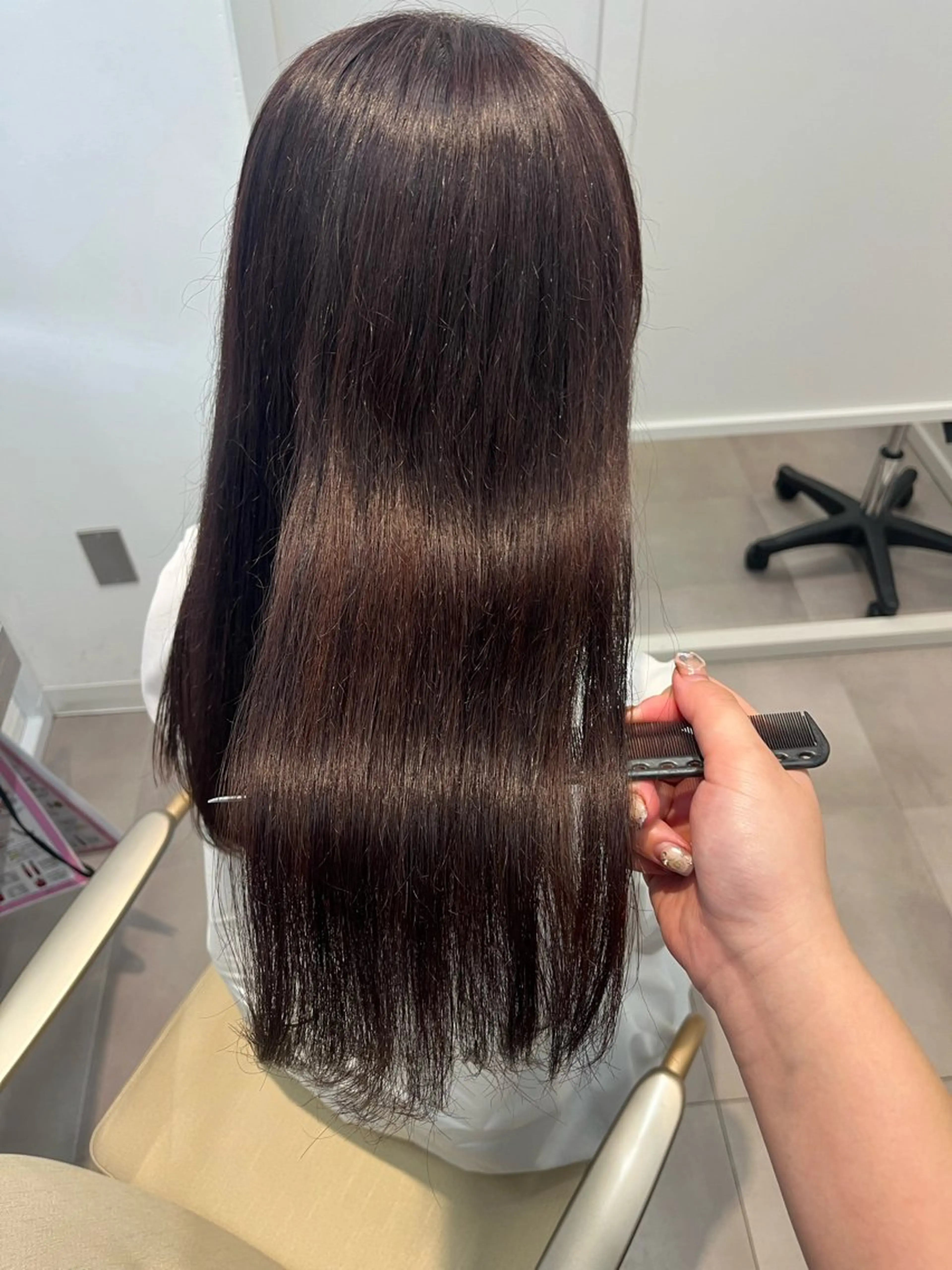 ロング カラー みう/仙台/暖色/ 艶髪/顔周りカットのヘアスタイル