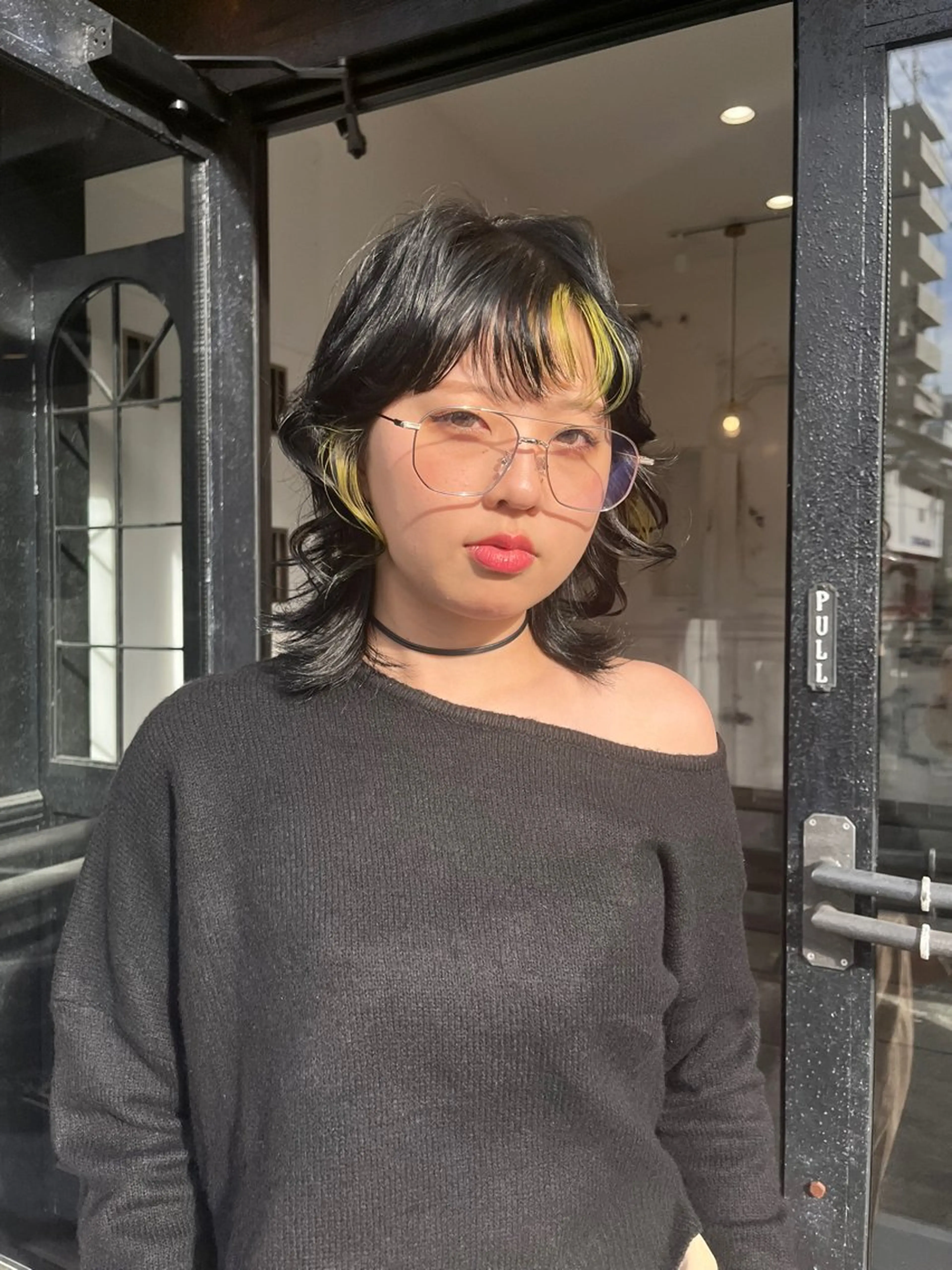 ミディアム ヘアカラー COME G HEAD 上之裏所属・高木 青空のヘアスタイル