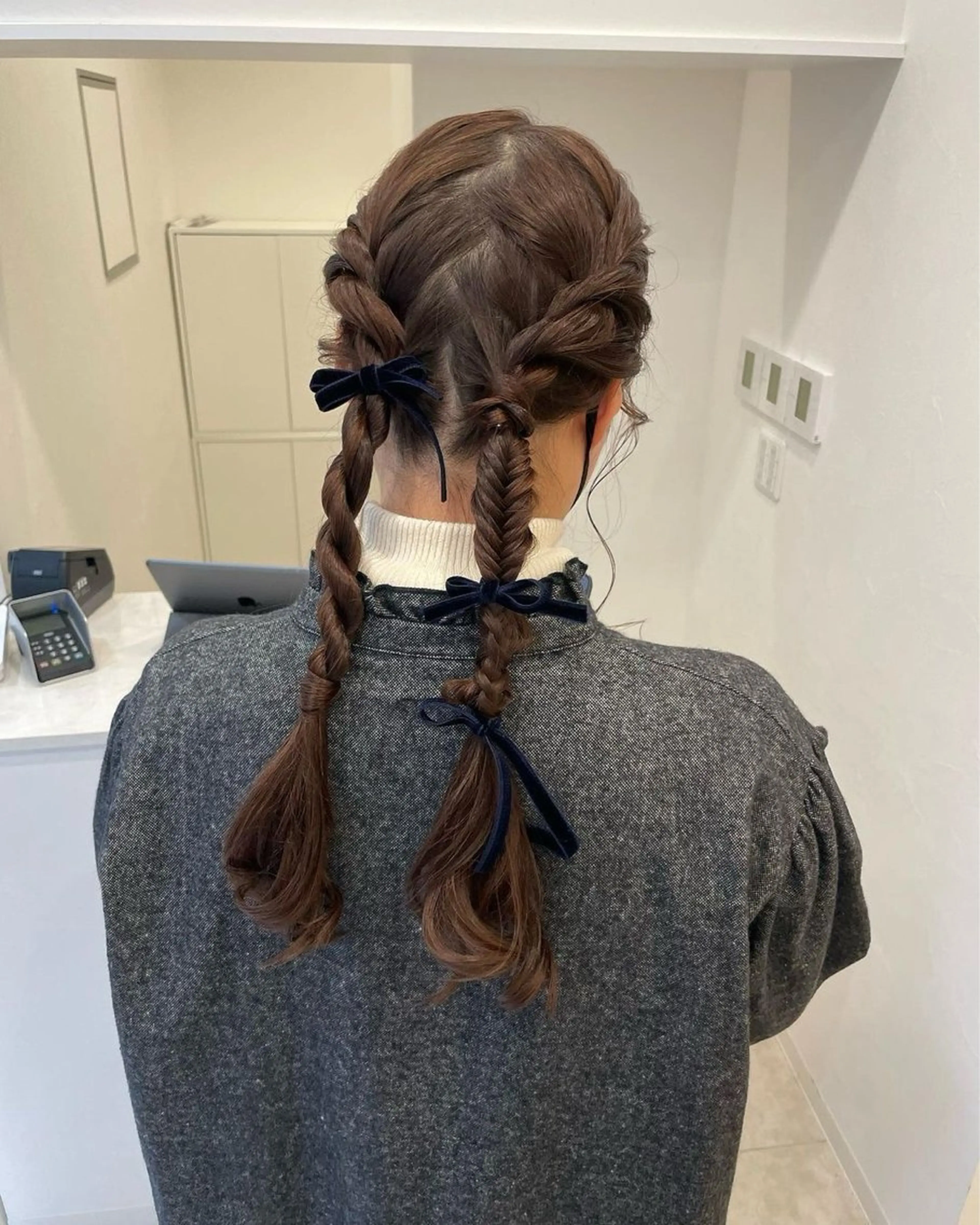 ヘアアレンジ ヘアセット FILMS haru 暖色カラーのヘアスタイル