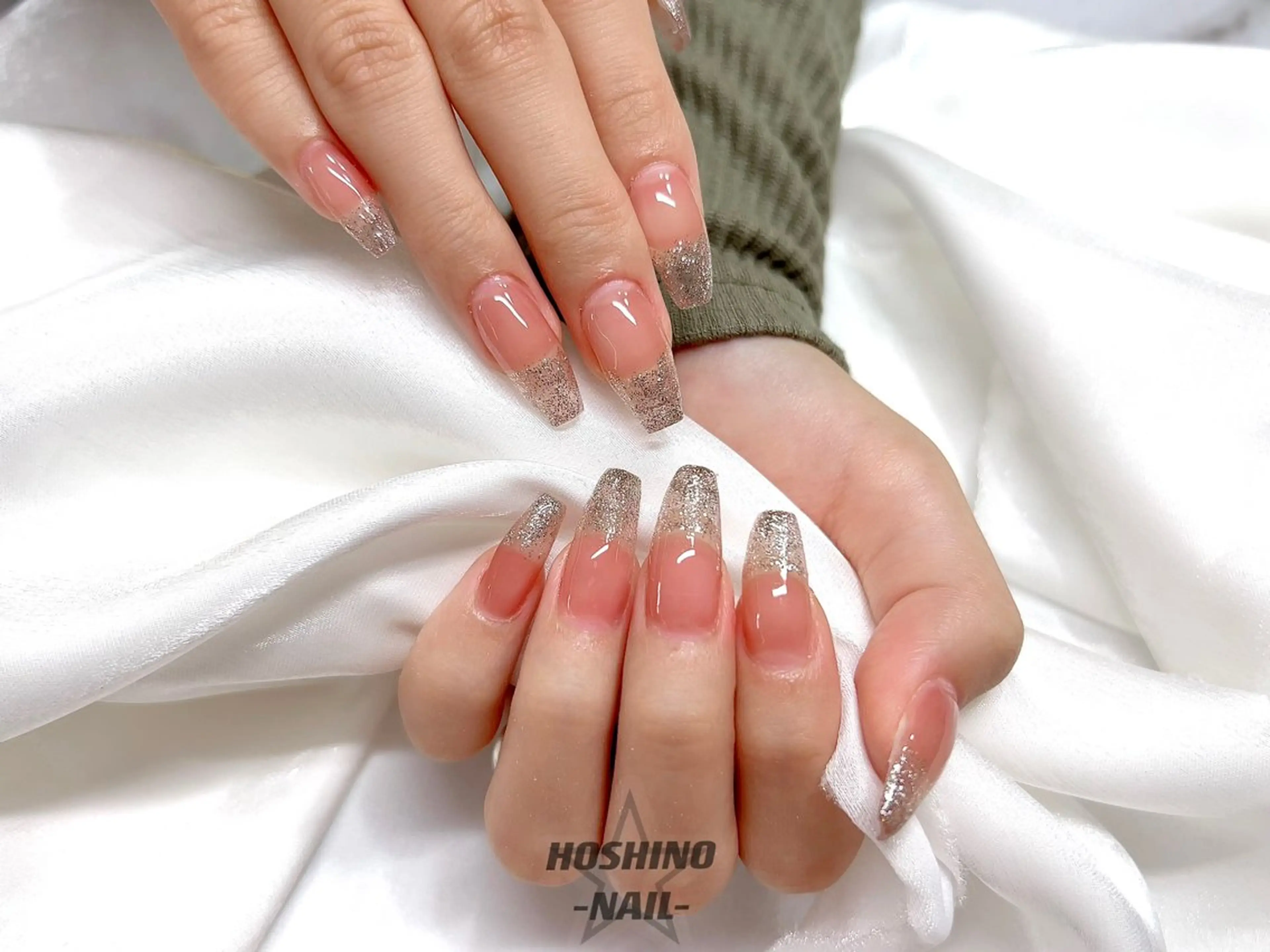 ネイル フレンチネイル ハンドネイル ★HOSHINO NAIL★ナナミのネイルデザイン