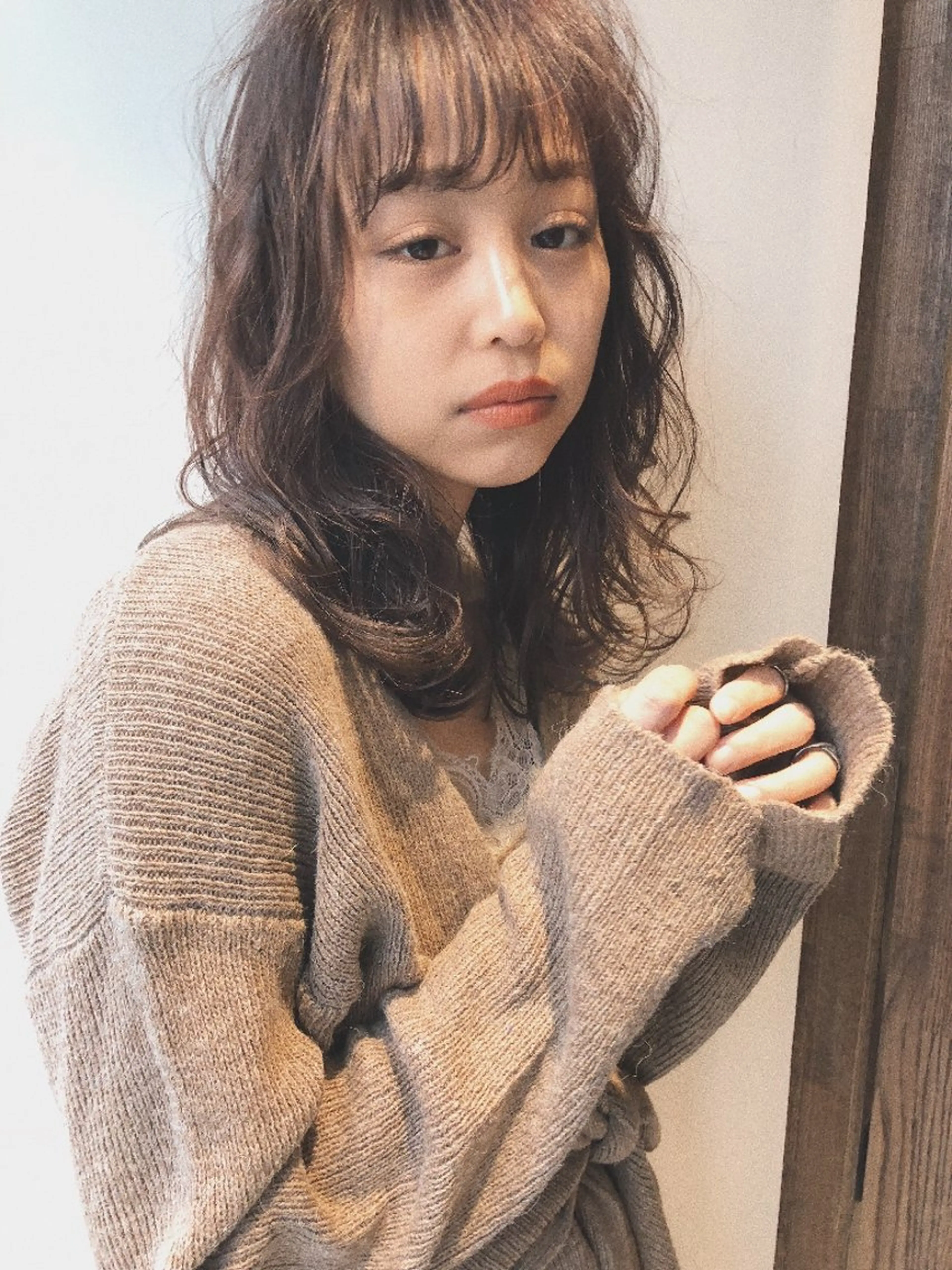 セミロング サロウィン銀座ray店所属・シノヅカ ケンゾーのヘアスタイル