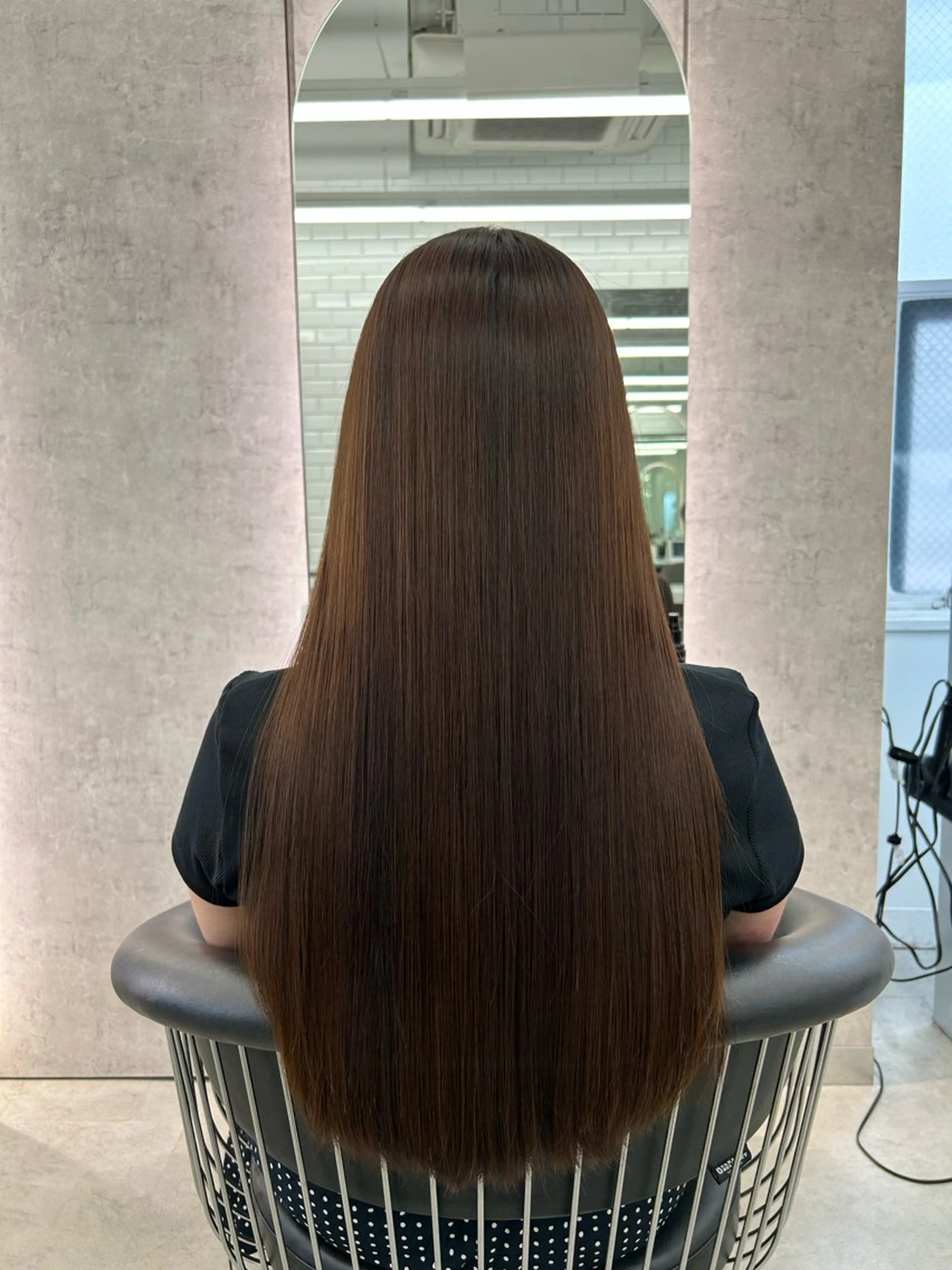 ロング 縮毛矯正 トリートメント 髪質改善 山口蒼太のヘアスタイル