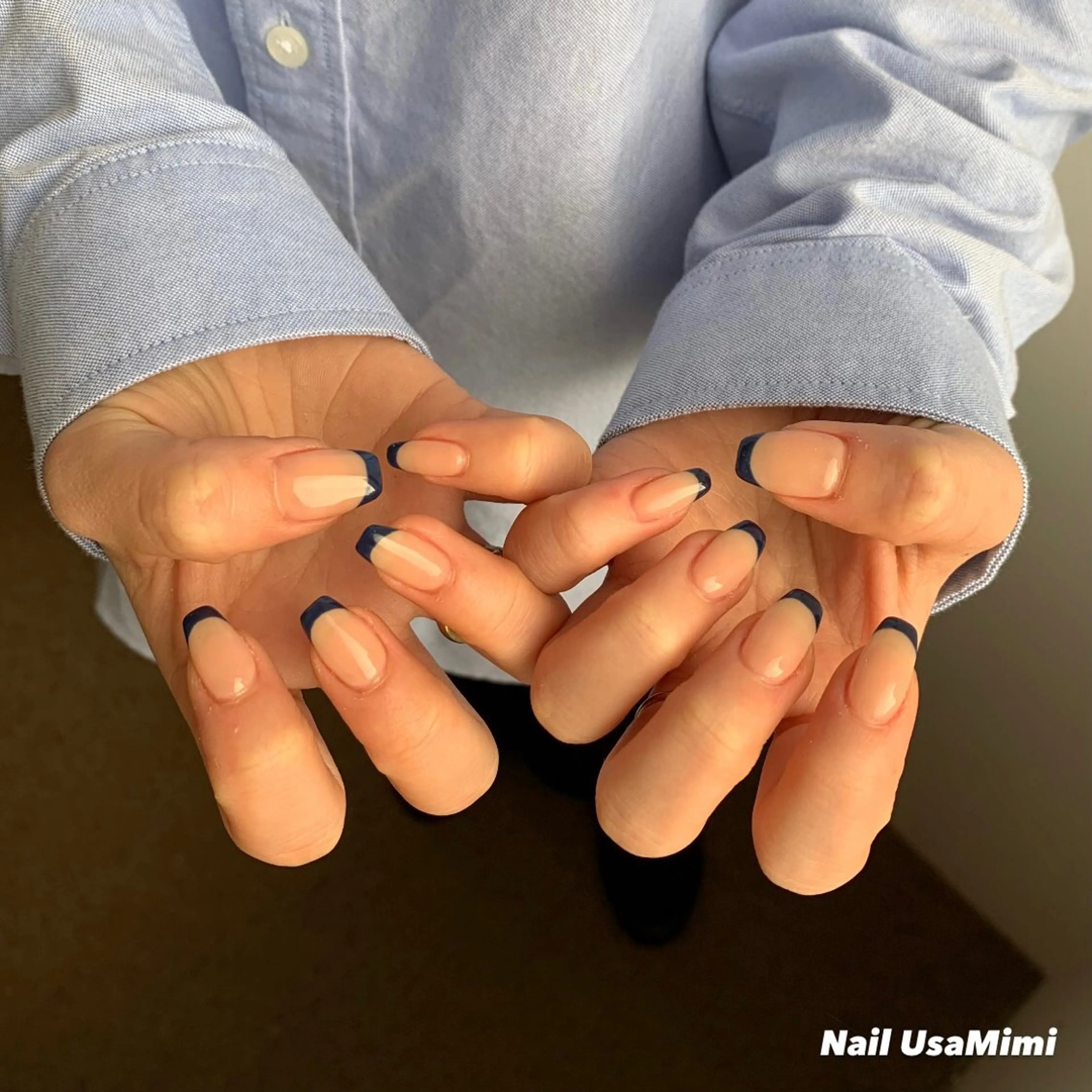 ネイル ジェルネイル マグネットネイル 持ち込み ワンカラーネイル パラジェル 本町ネイルNail UsaMimiのネイルデザイン