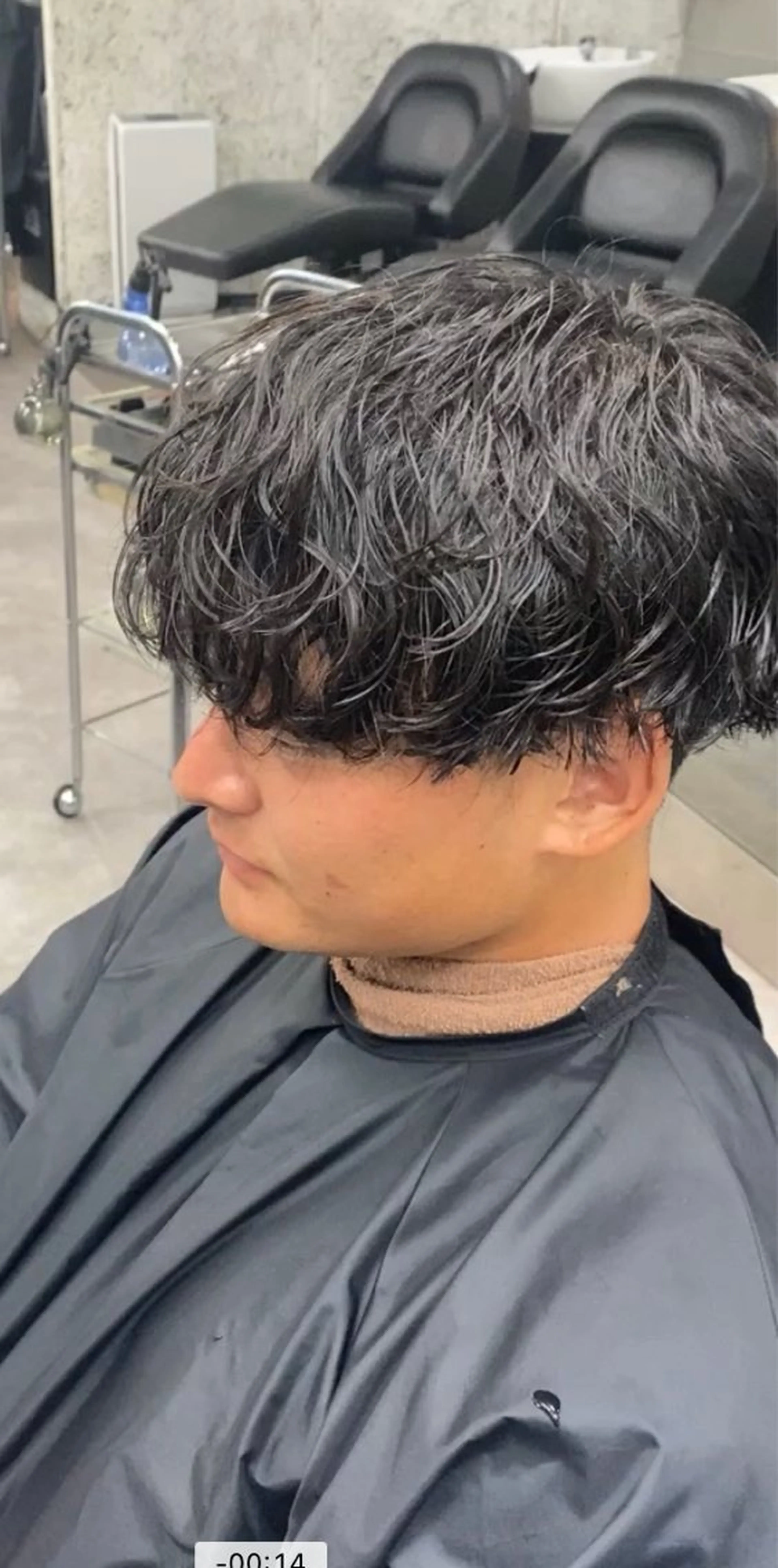 パーマ メンズカット金子 温貴のヘアスタイル