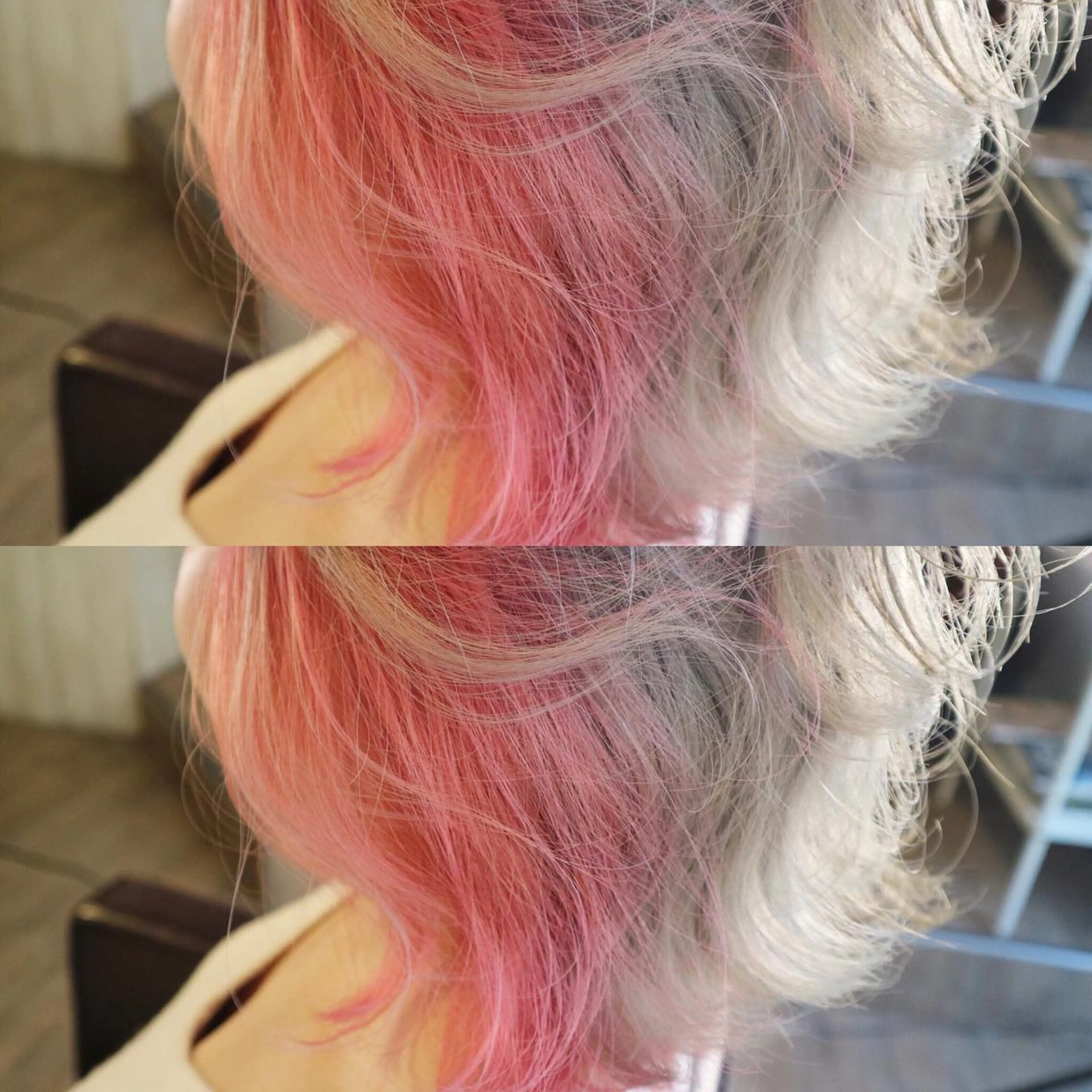 ショート カラー グレージュ ピンクカラー ヘアカラー JIL BLAN 京都のヘアスタイル